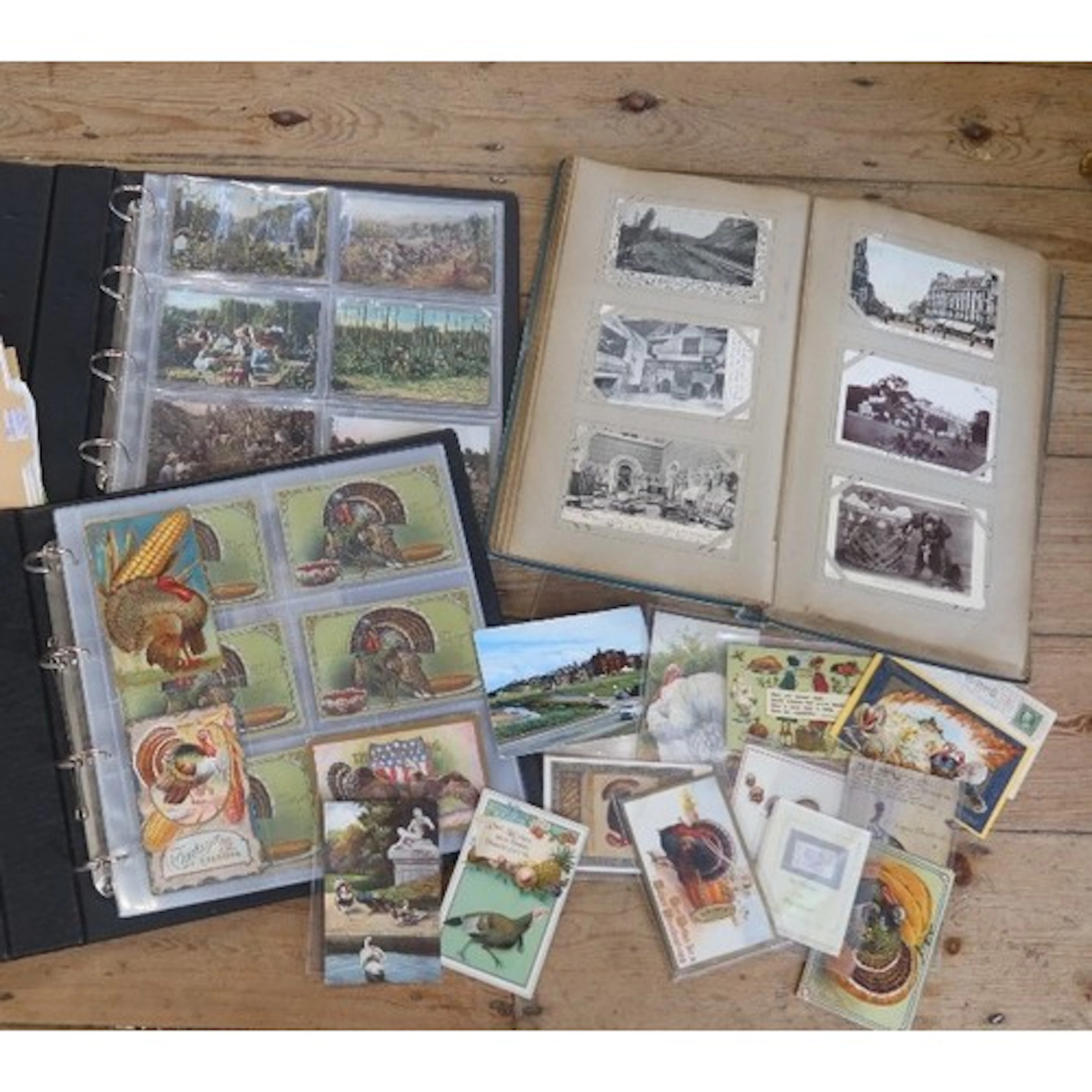 A large collection of Edwardian and later postcards to inclu...