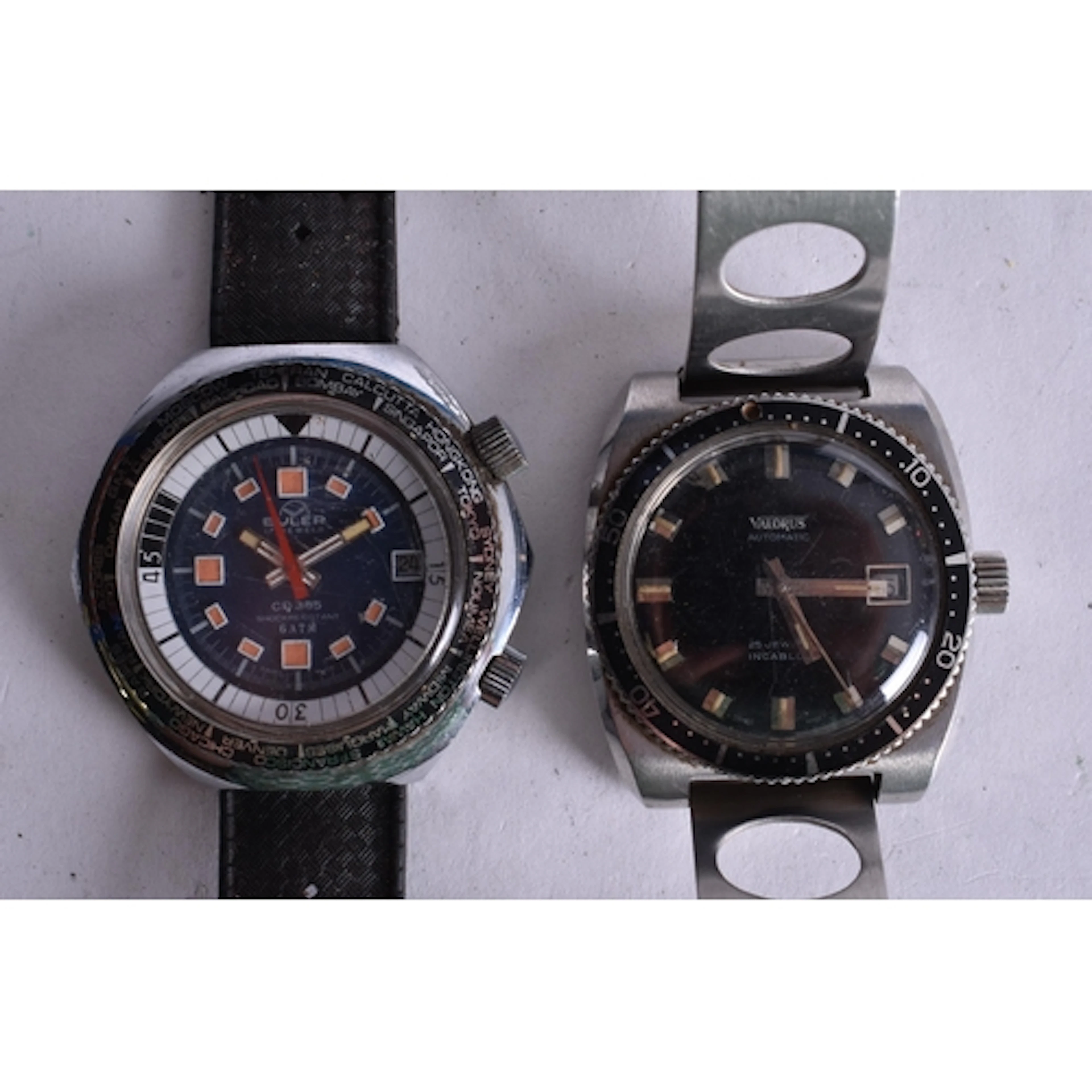 Vintage Mechanical Dive Watches Buler Valorous Spares/Repair...