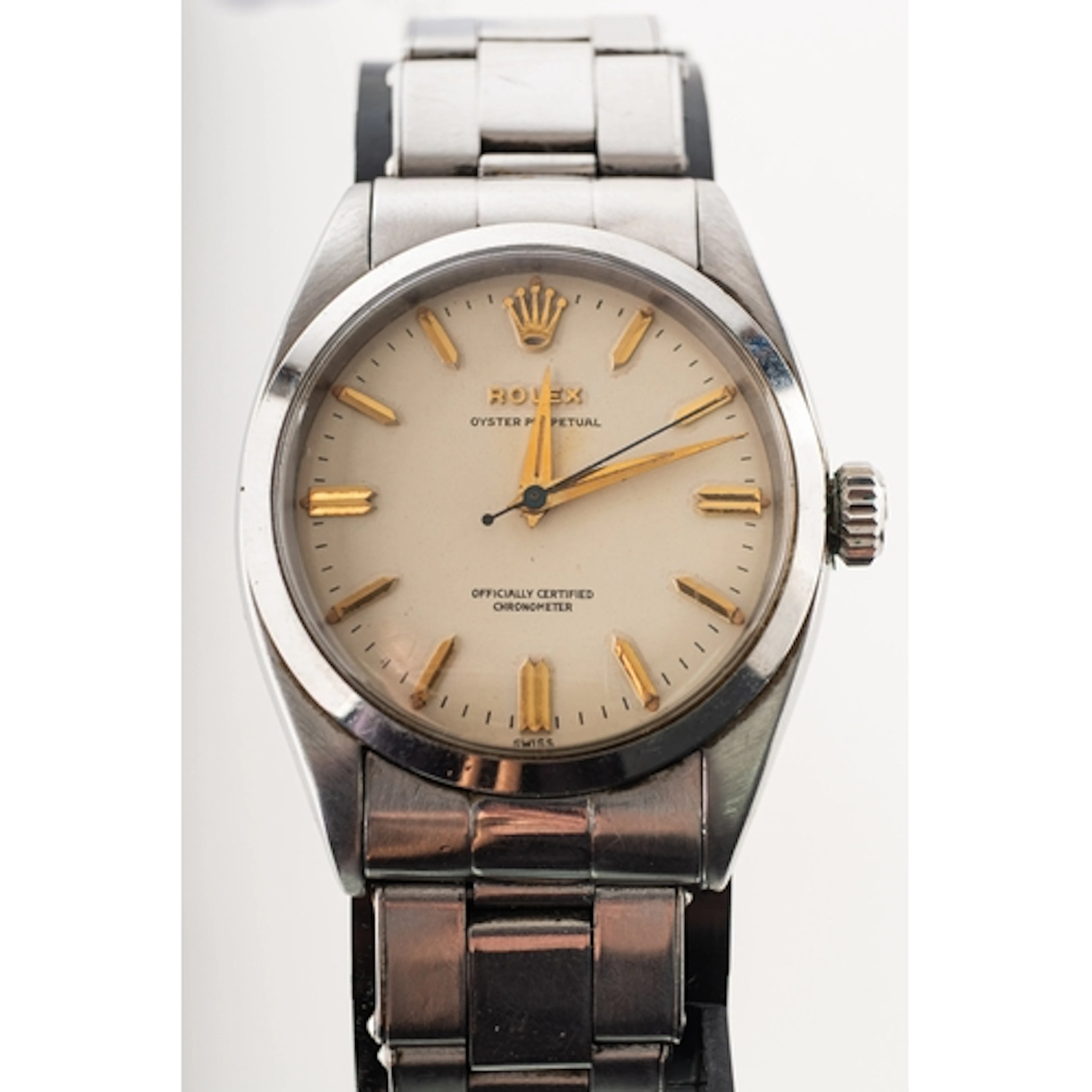 Rolex Oyster Perpetual a gentleman's stainless-steel wristwa...