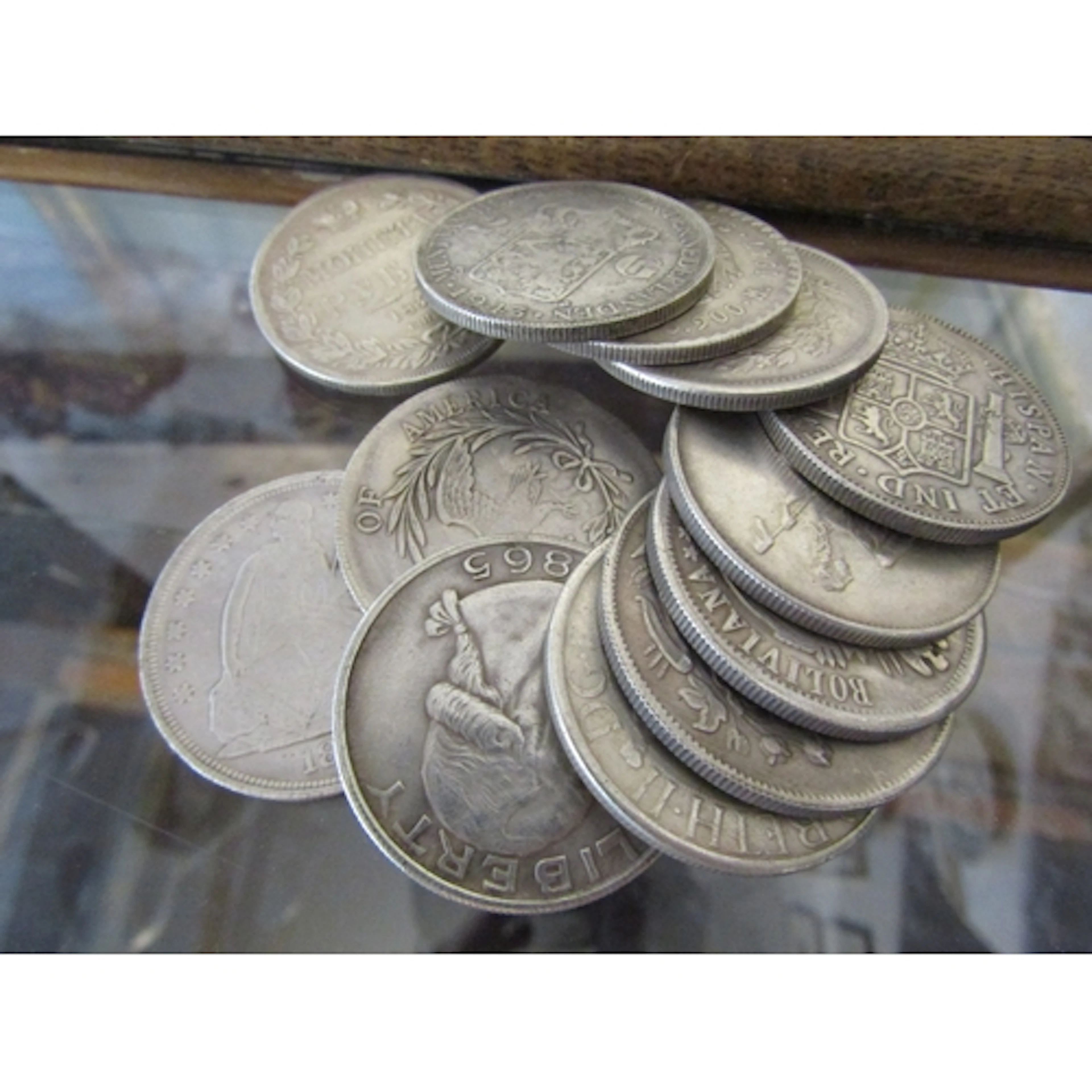 Collection of Various Coins Quantity as Photographed