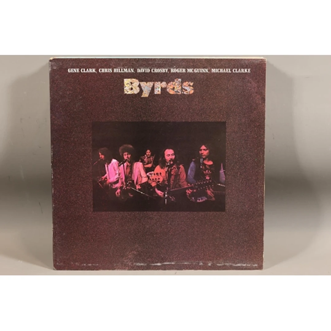 Mixed vinyl records to include The Byrds, Lynyrd Skynyrd, Ka...
