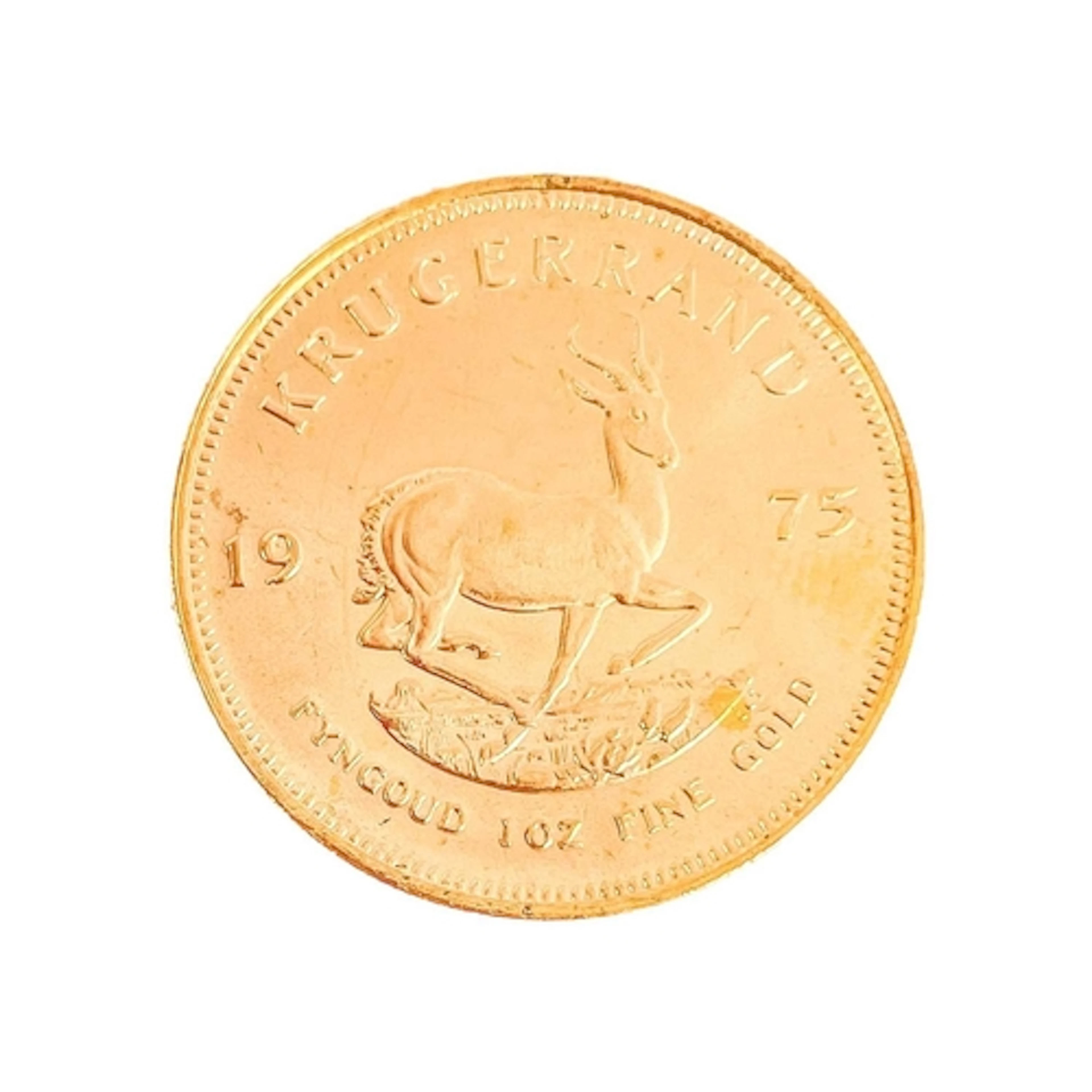 1975 Gold full Krugerrand. 1975 gold full Krugerrand in ef c...