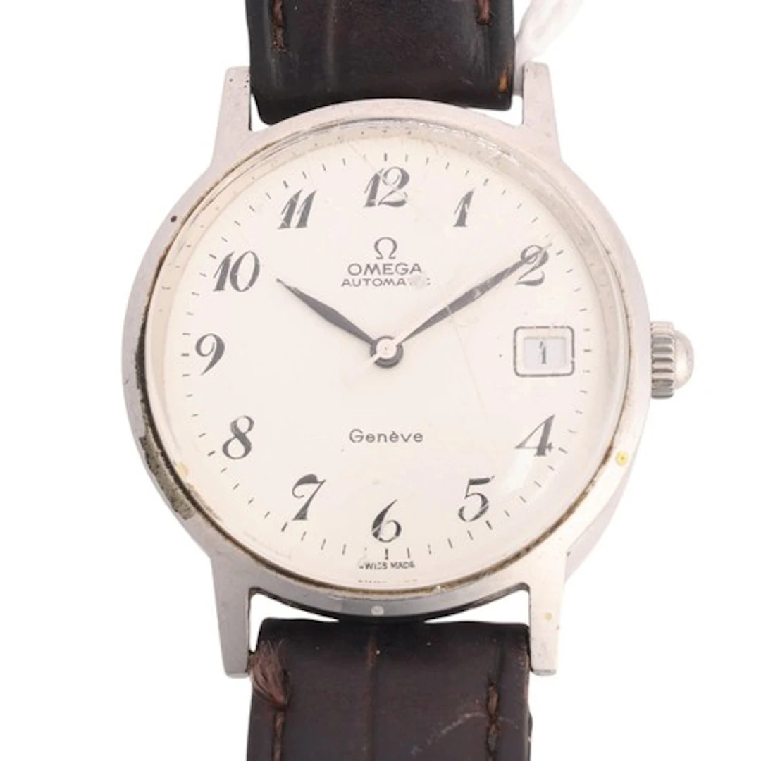 OMEGA - a stainless steel Geneve automatic calendar wristwat...