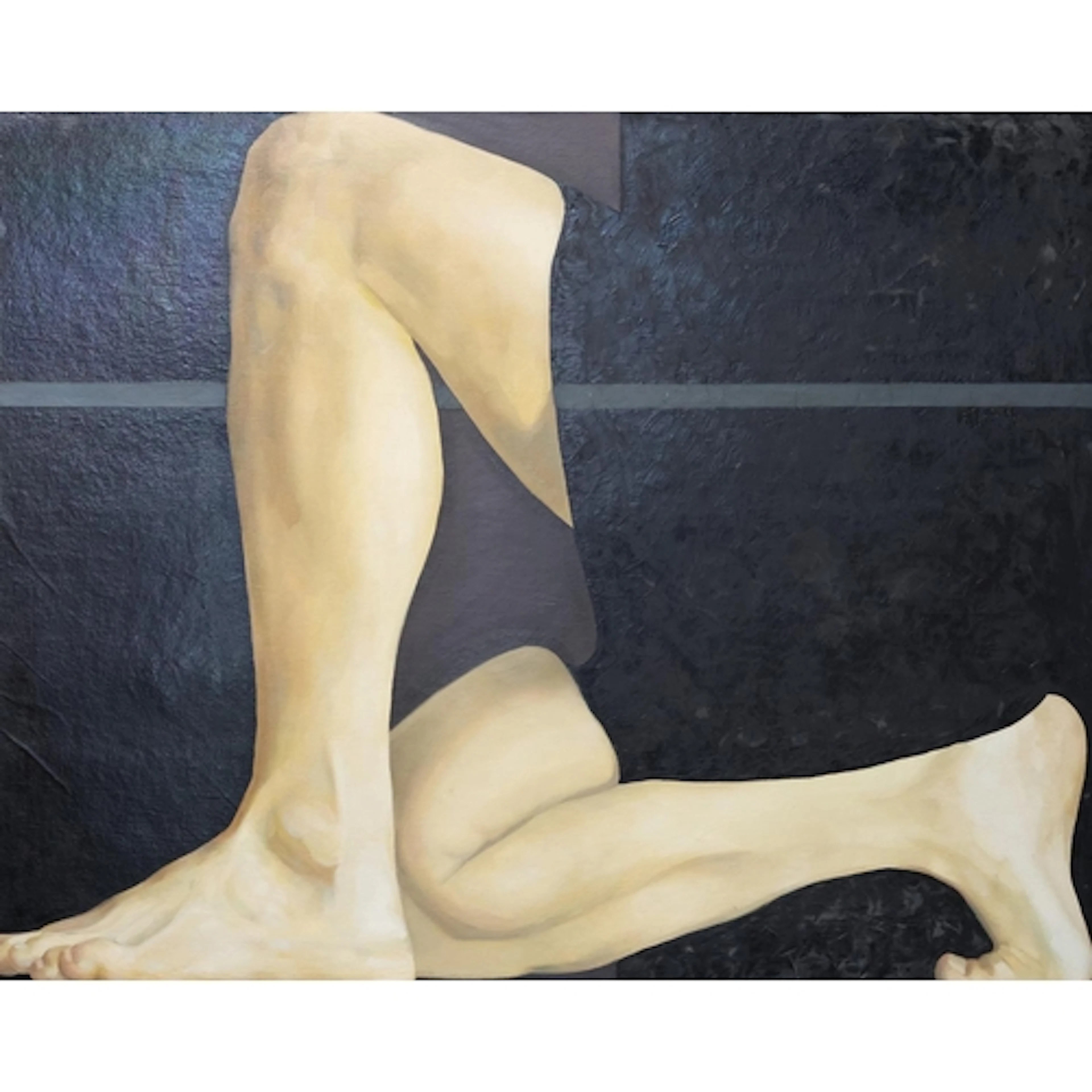 20TH CENTURY SCHOOL Study of legs Oil painting, ...