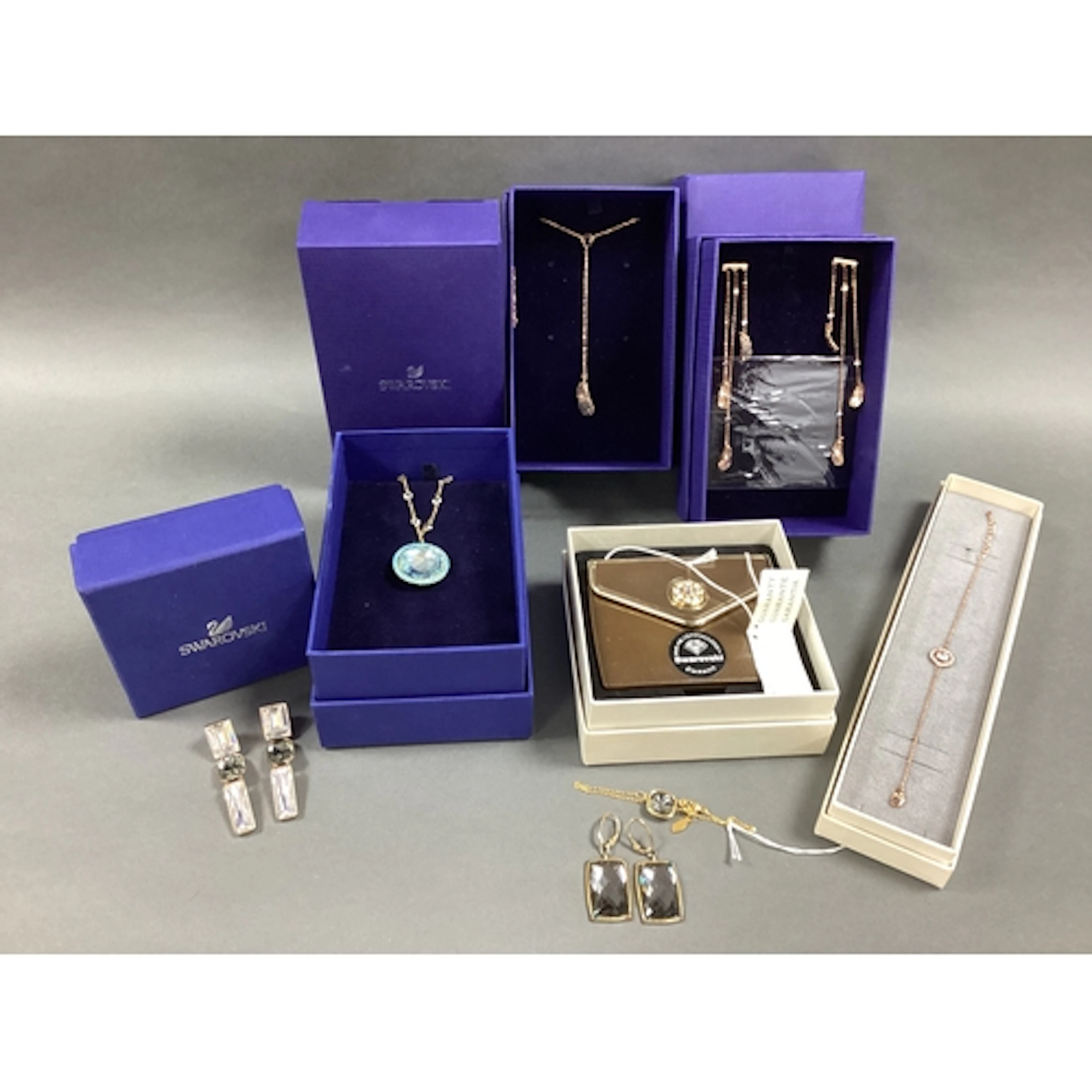 Swarovski; 'Naughty Y' Collection, to include a necklace, fe...