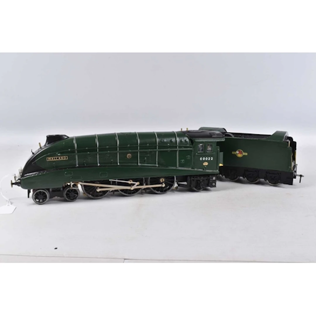 A O GAUGE KIT BUILT A4 CLASS LOCOMOTIVE AND TENDER, 'Mallard...