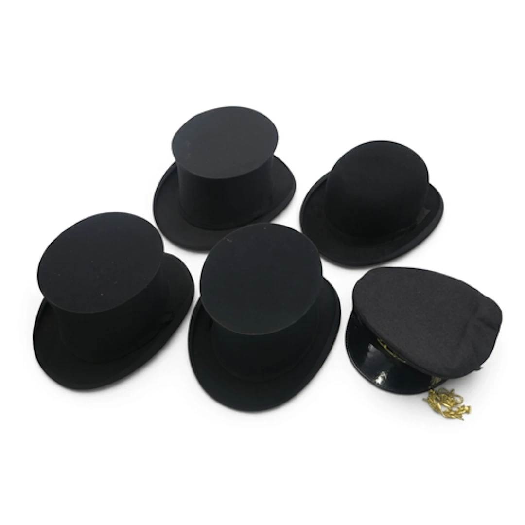 Opera hats by Dunn & Co., Christy's, and City Cork Hat C...