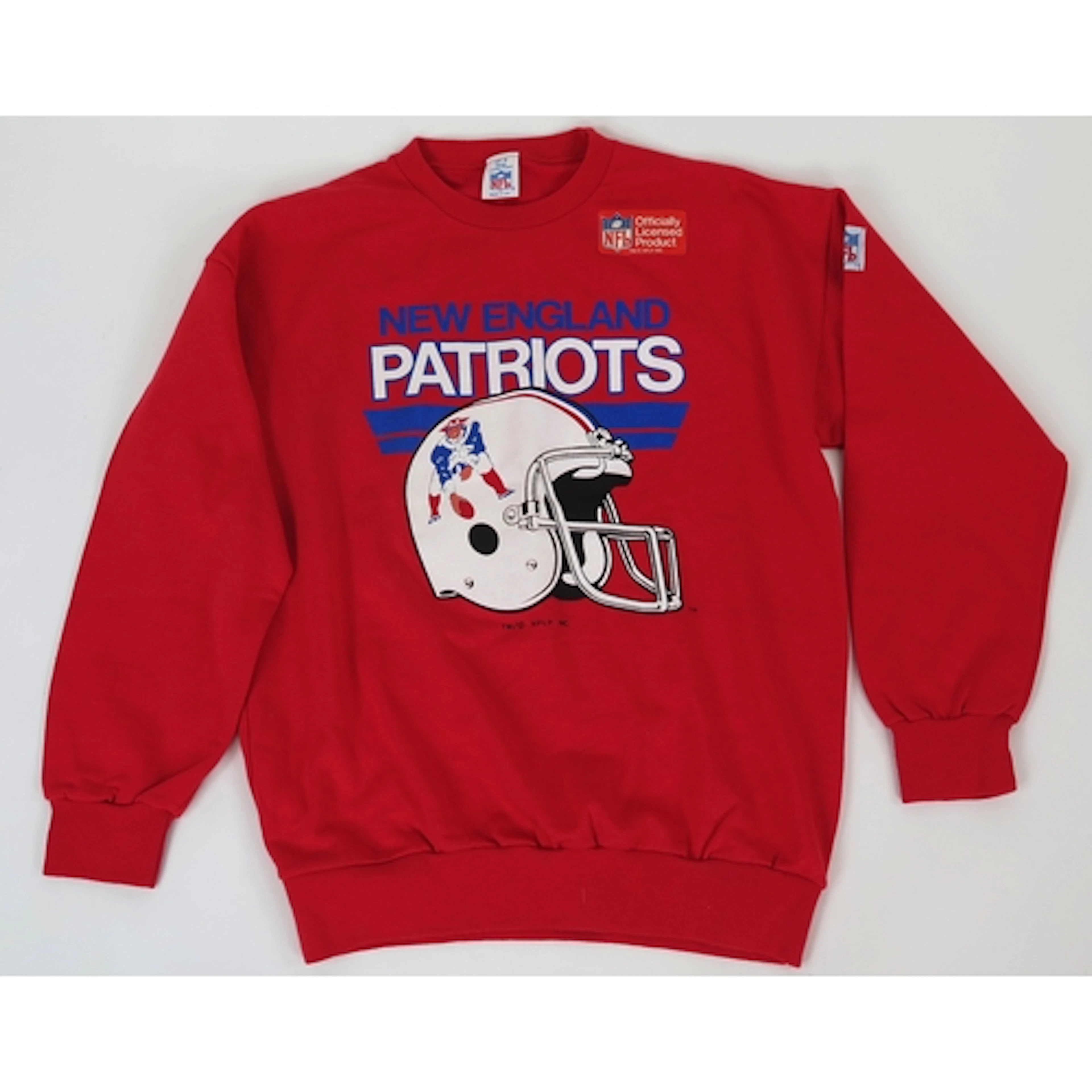 1990's Era New England Patriots (NFL) official jumper with o...