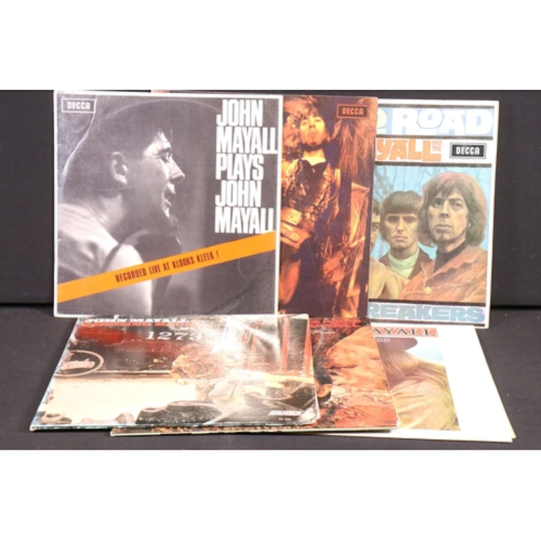 Vinyl - 6 John Mayall original pressing LP’s to include: Joh...