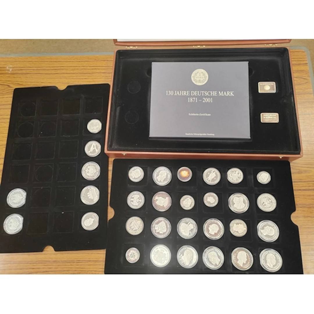 Germany. 2001 '130 Years of the German Mark' silver proof se...
