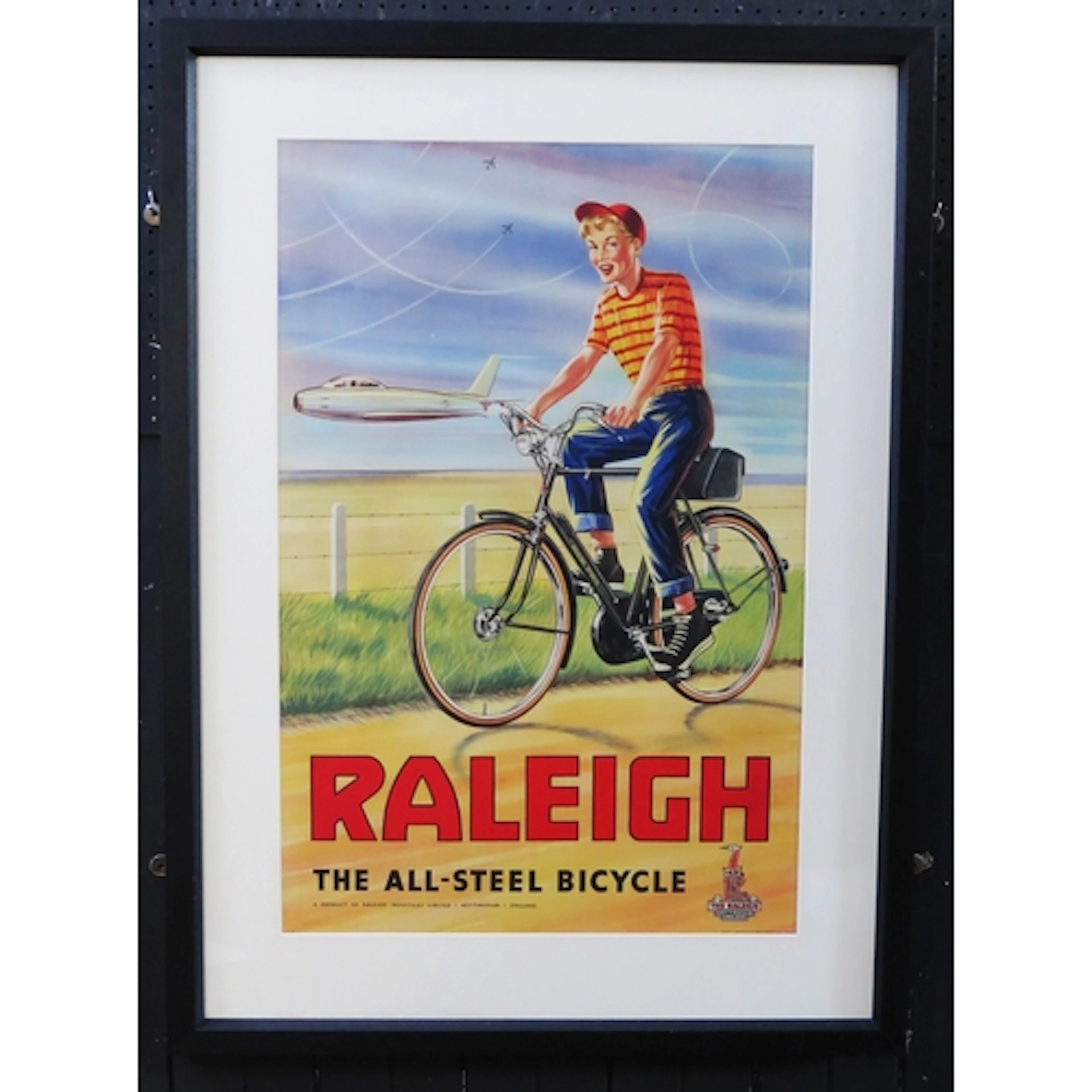 "Raleigh The All- Steel Bicycle" - a polychrome advertising ...