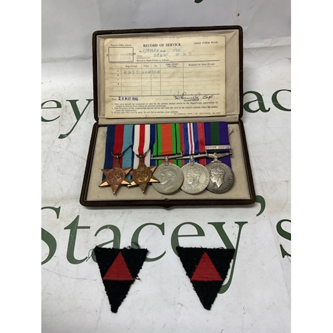 Court Mounted medals to inc, 39-45 star, France and Germany ...