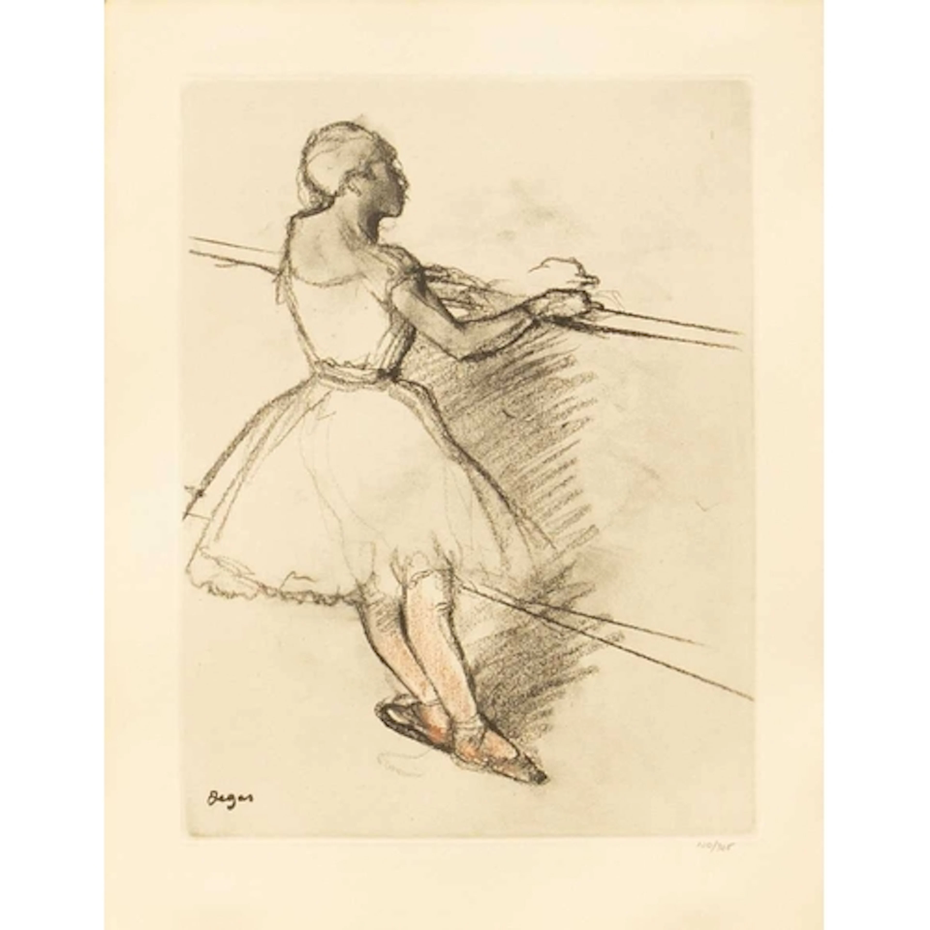 Edgar DEGAS (1834-1917) Untitled from 'The Dance' Etching in...