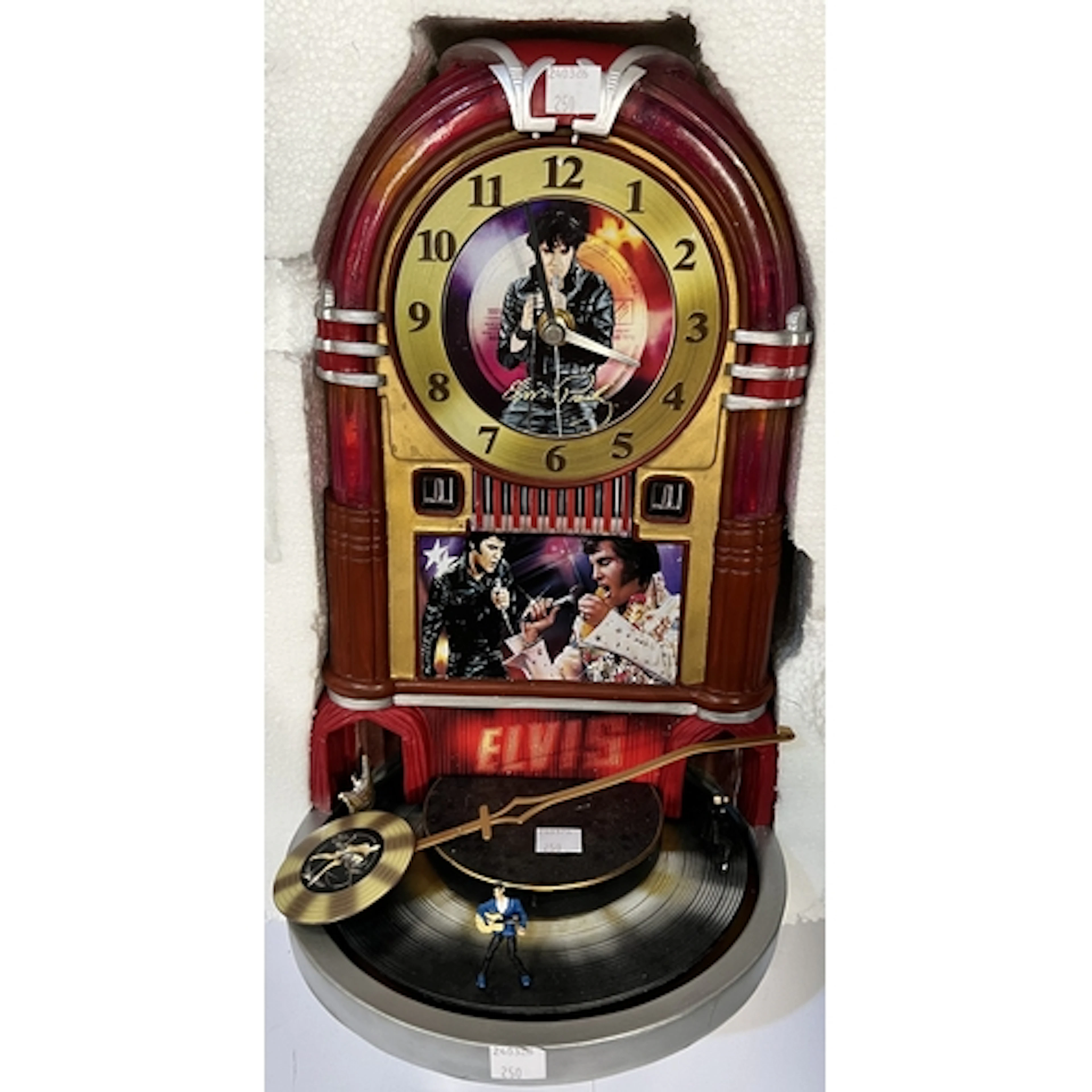 Elvis memorabilia, including two framed pictures, a framed p...