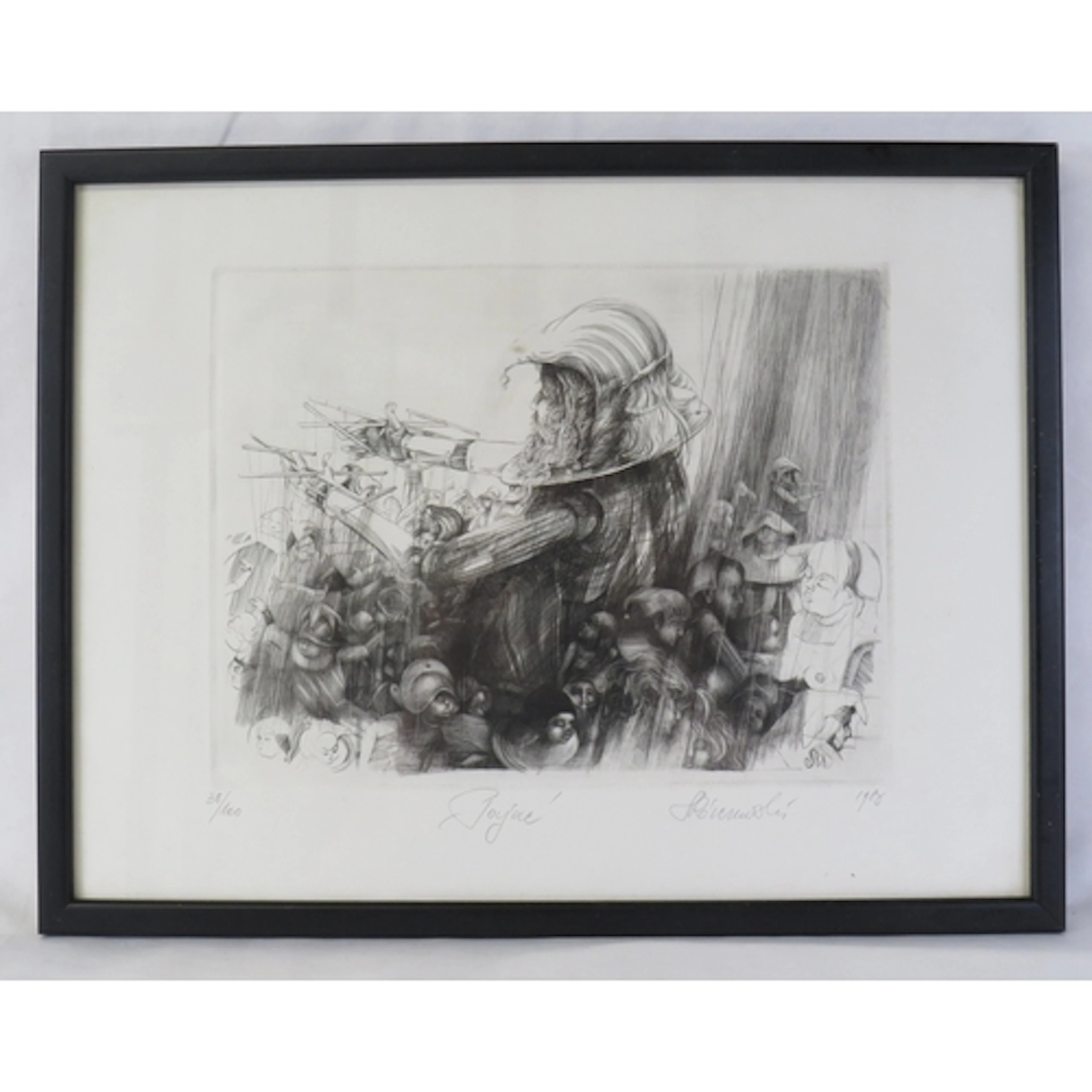 F/g Limited Edition Print, puppeteer, indistinctly signed ap...