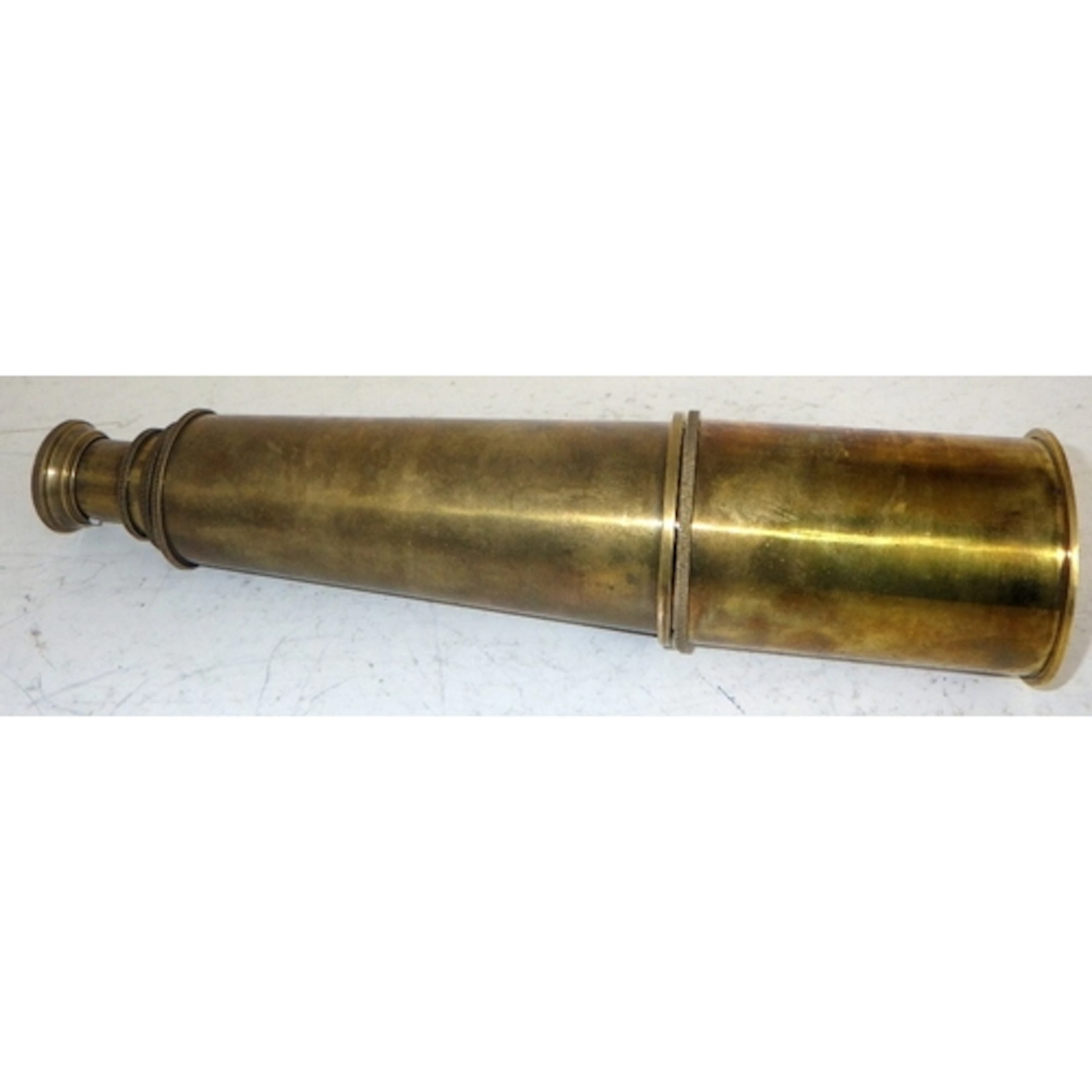 A modern brass telescope