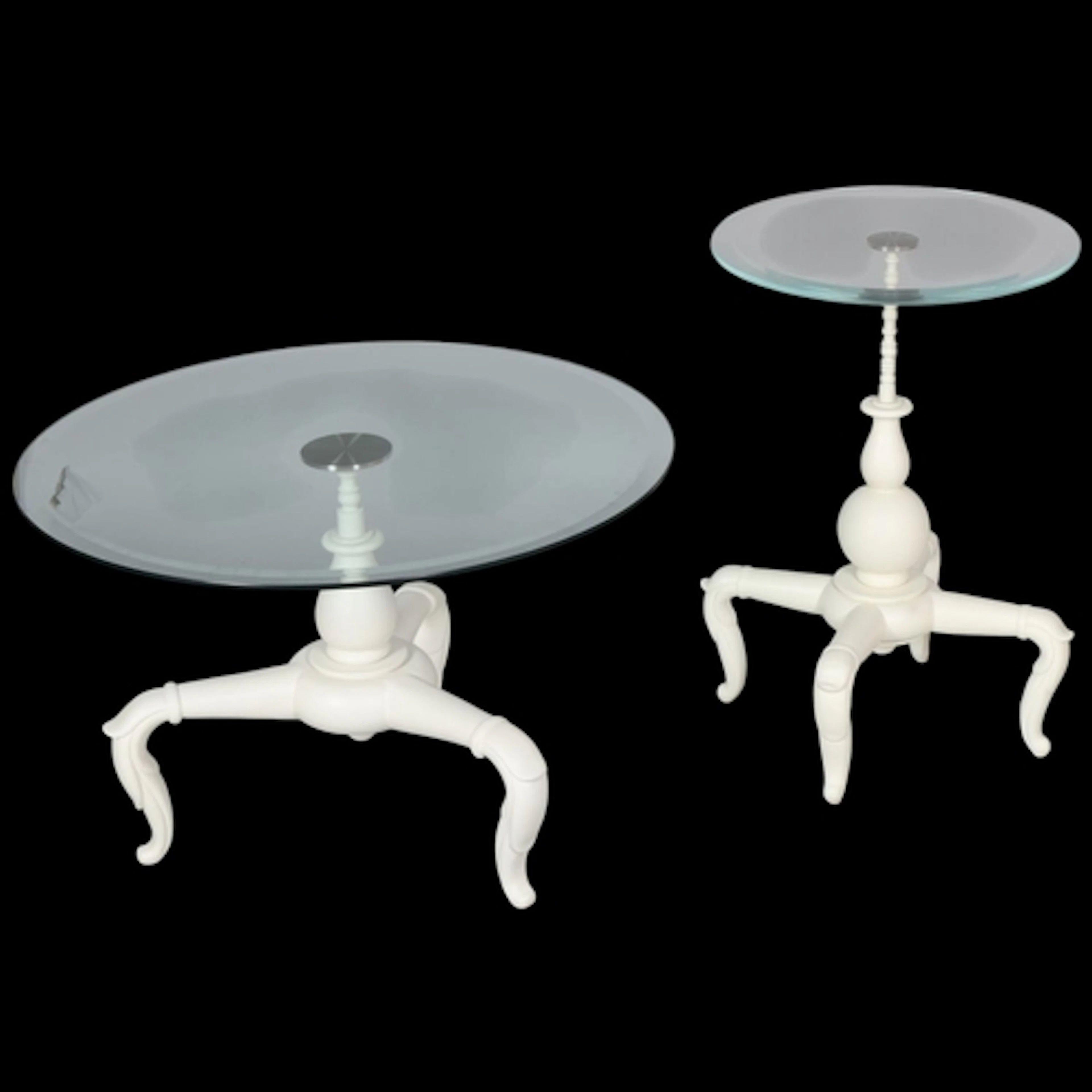 MARCEL WANDERS, a rare set of 2 Cappellini New Antiques tabl...