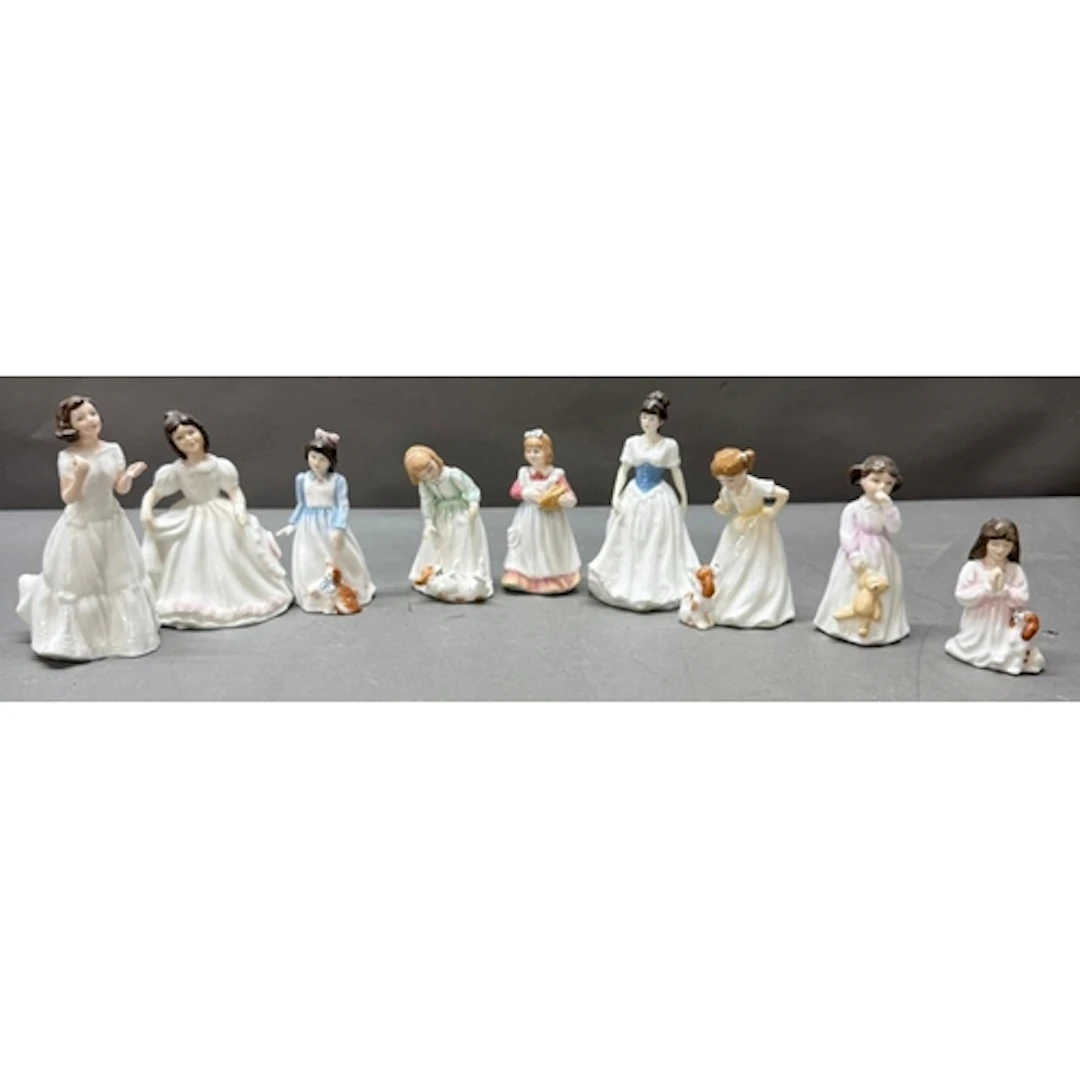 A selection of Royal Doulton figurines