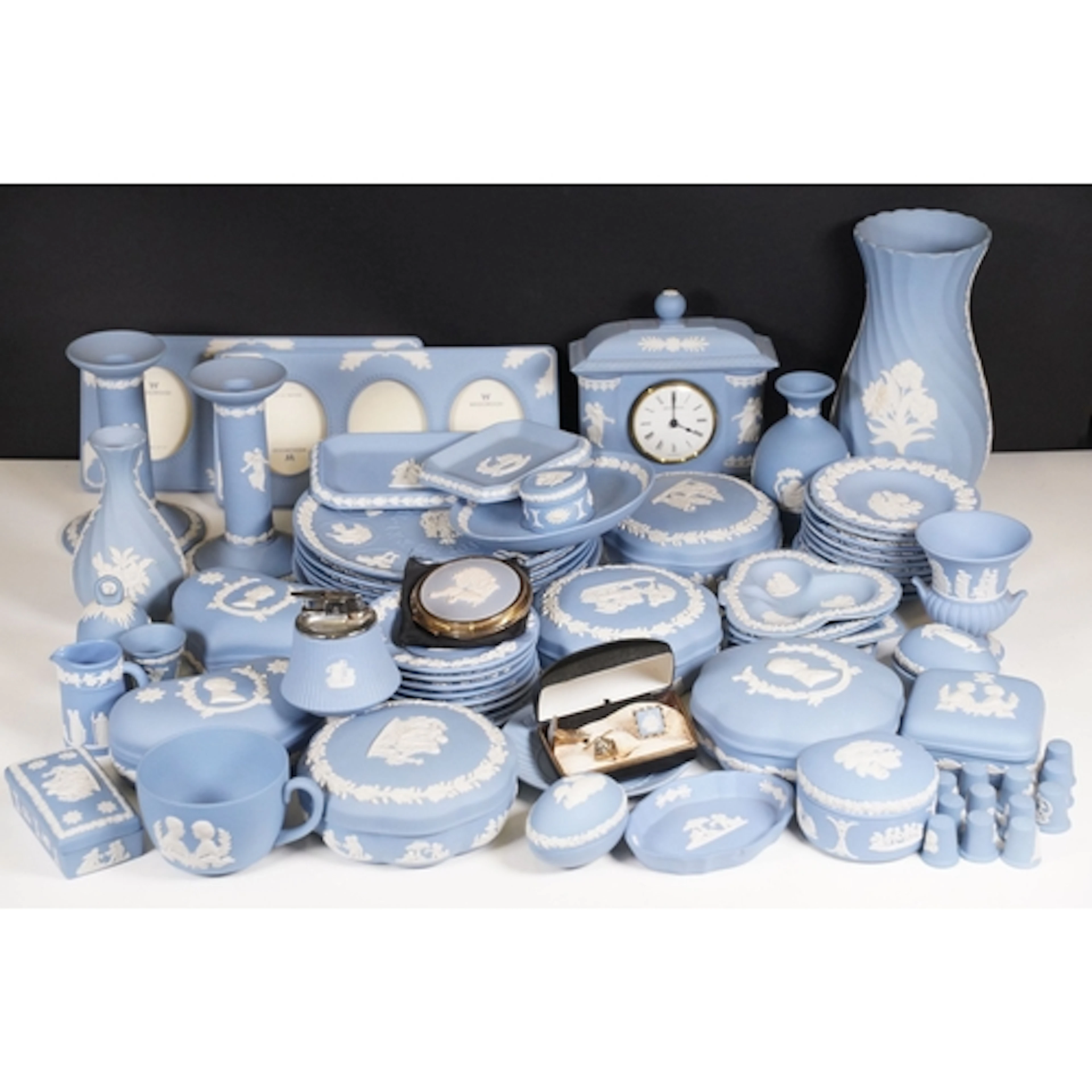 Wedgwood blue jasperware to comprise the Josiah Wedgwood Bic...