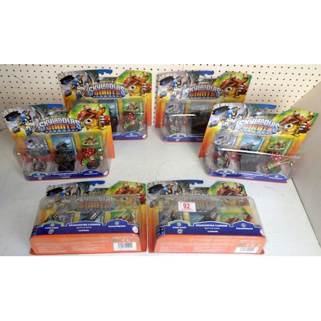 A group of six 'Skylanders Giant' boxed figures