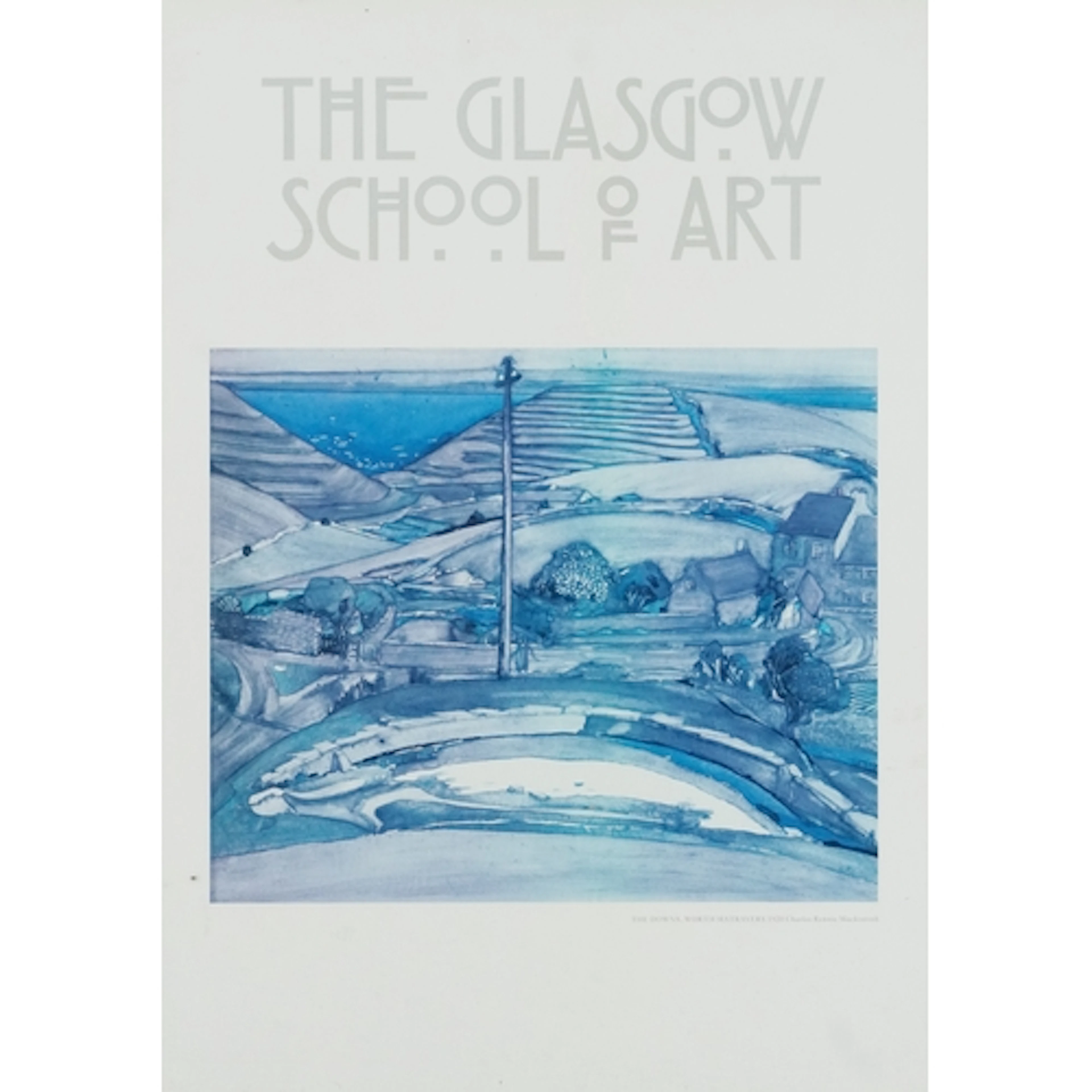 A Glasgow School of Art colour poster depicting The Downs, W...
