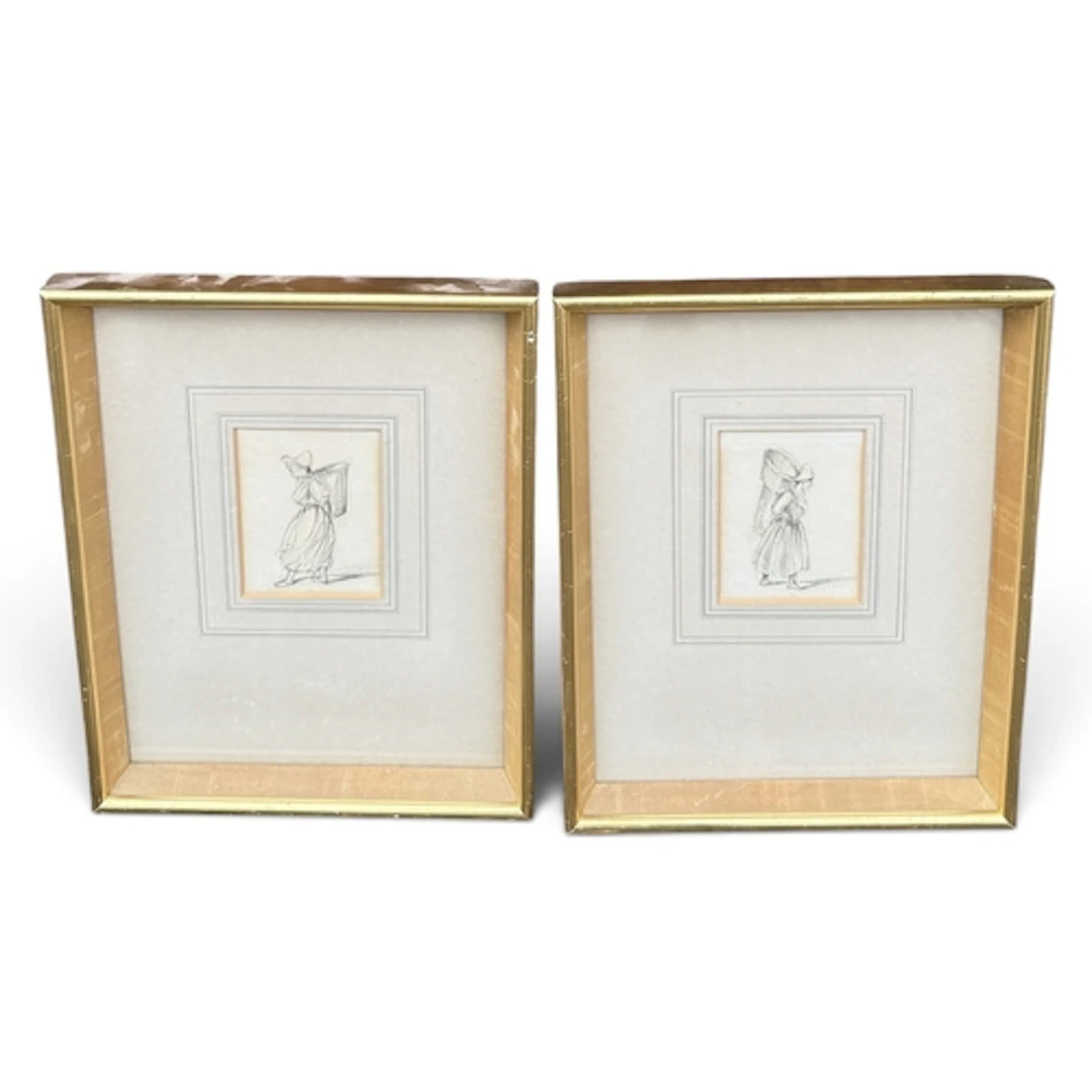 ATTRIBUTED TO SAMUEL PROUT (BRITISH 1783-1852): A PAIR OF FI...