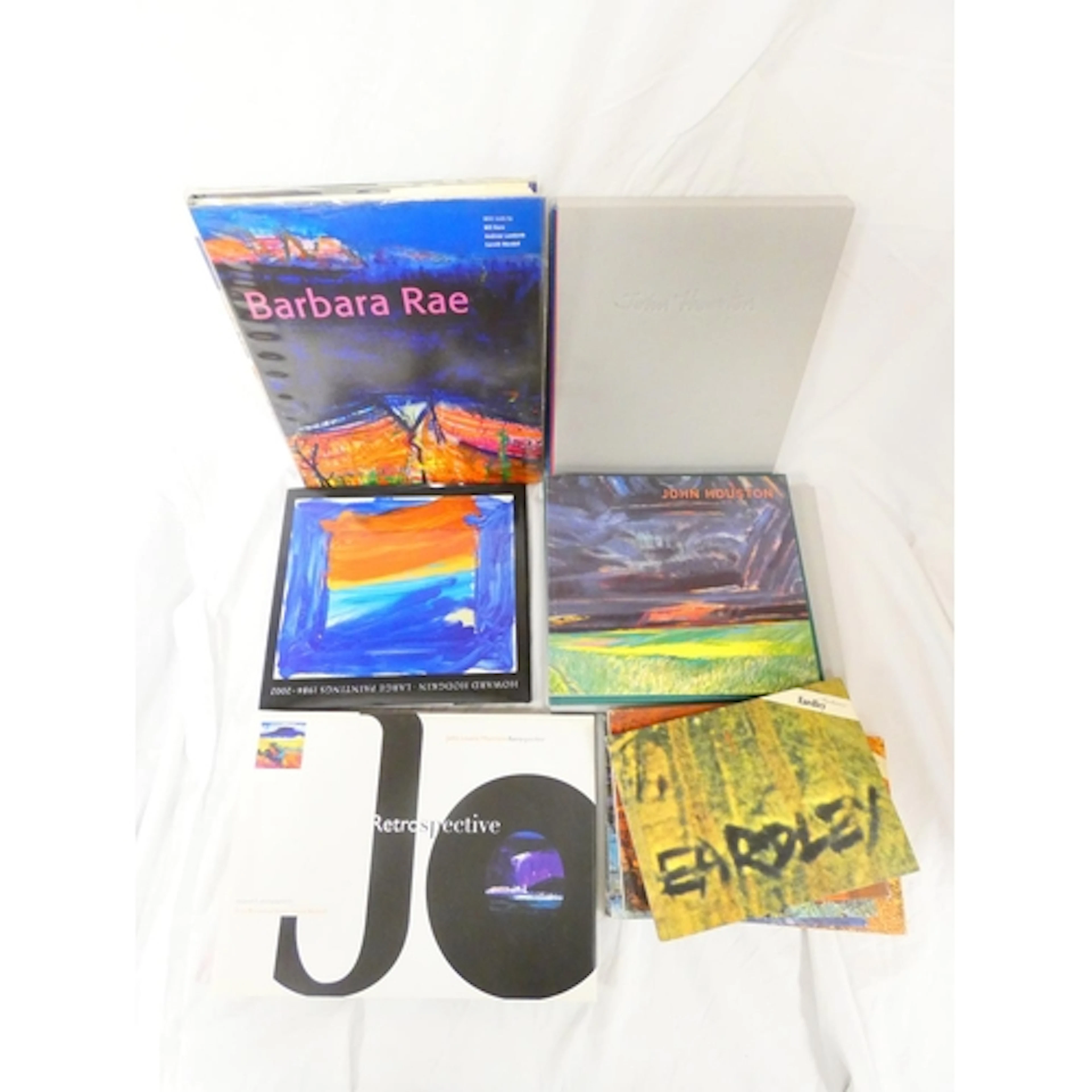 HOUSTON JOHN. John Houston by William Packer. 2 copies, qua...