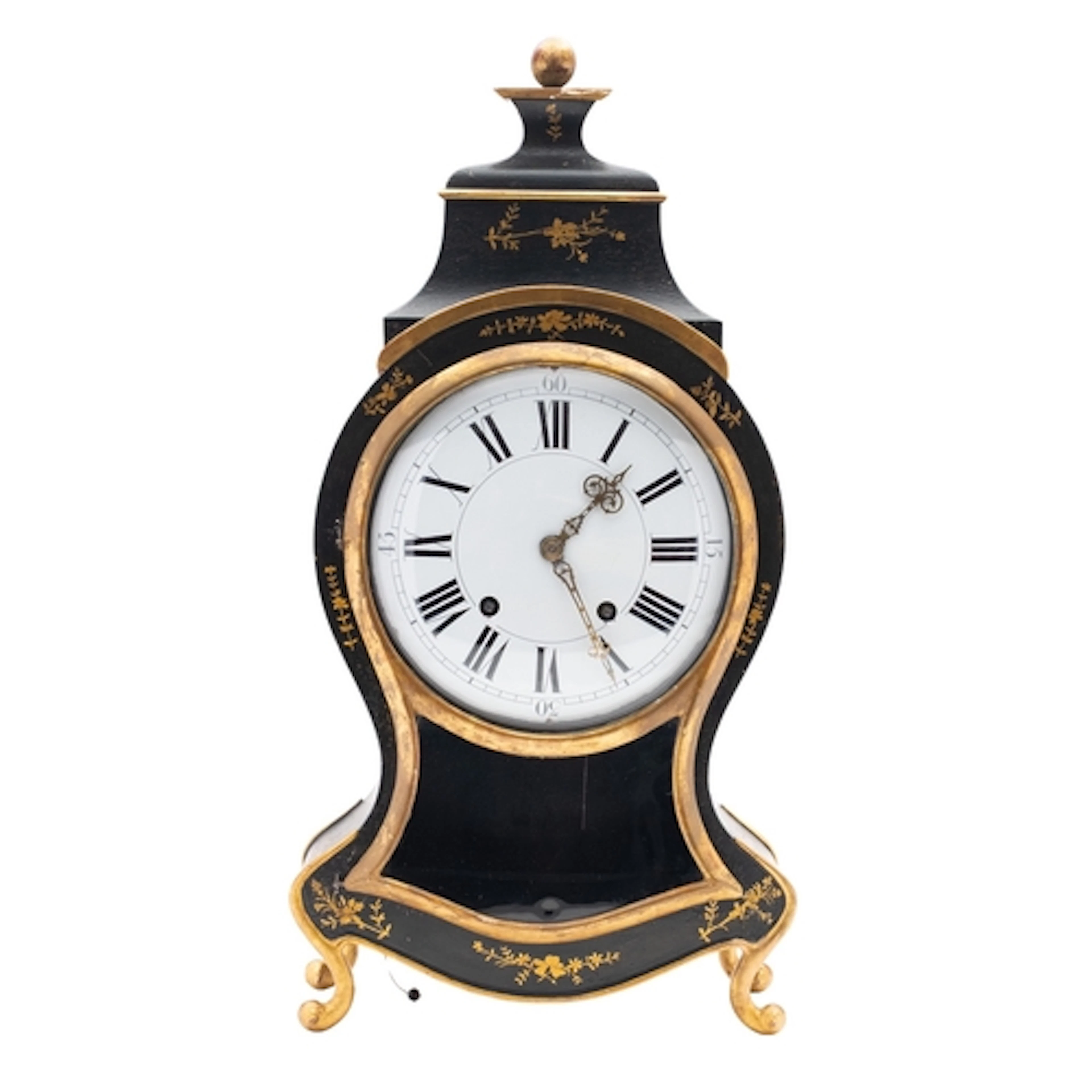 An unusual quarter striking bracket clock with bracket the e...