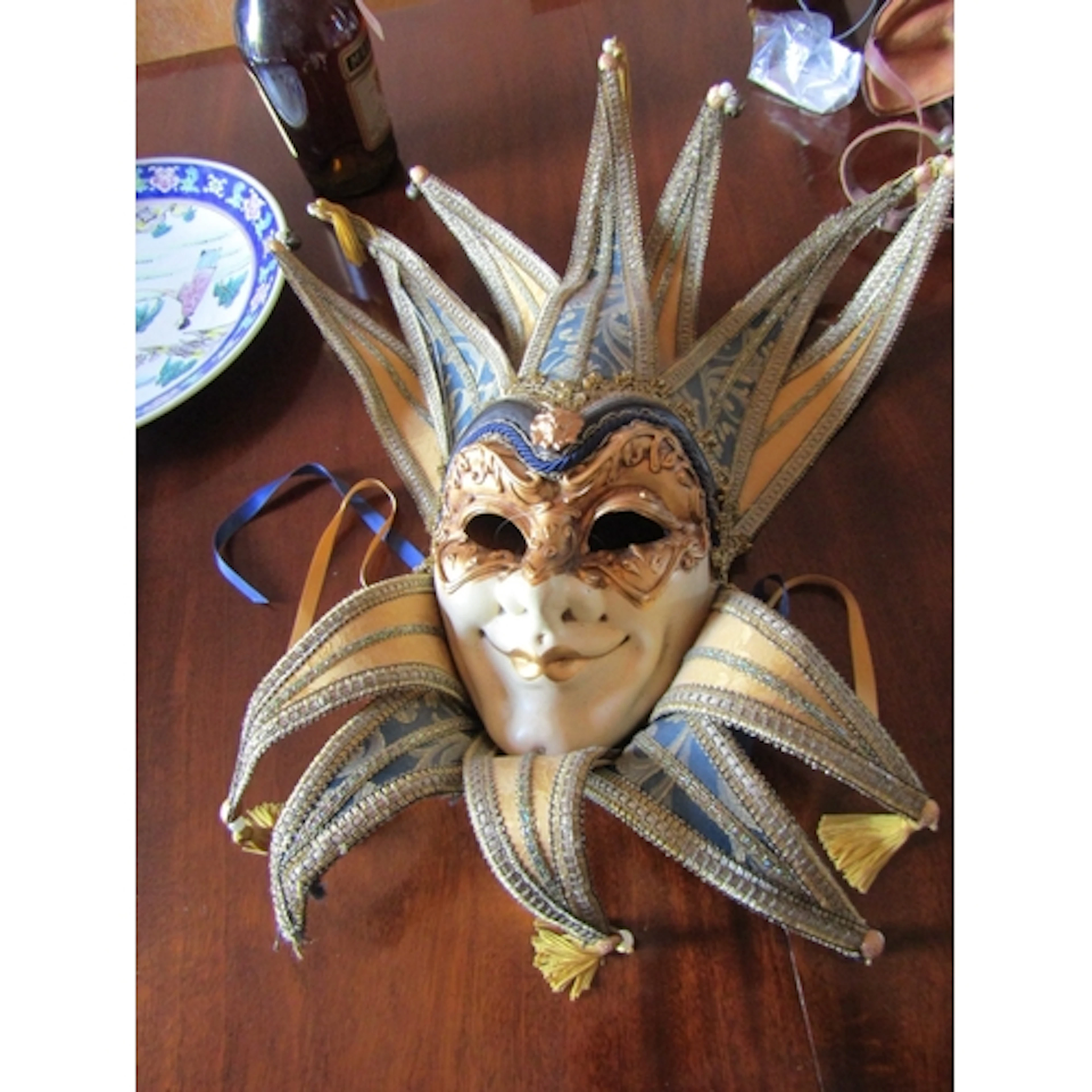 Venetian Carnival Mask Good Quality Full Size Hand Painted