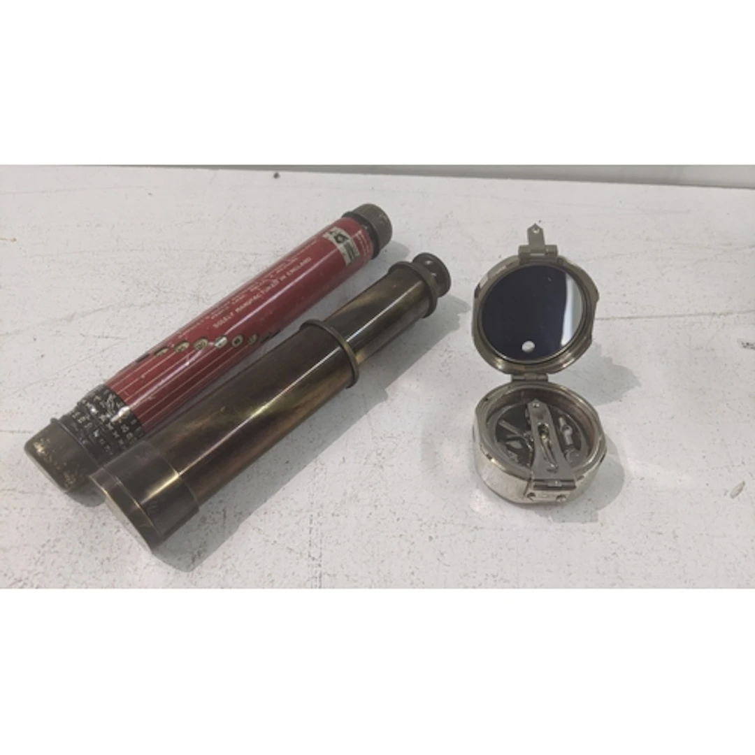 Vintage practical items to include a Darnley's rotatable lig...