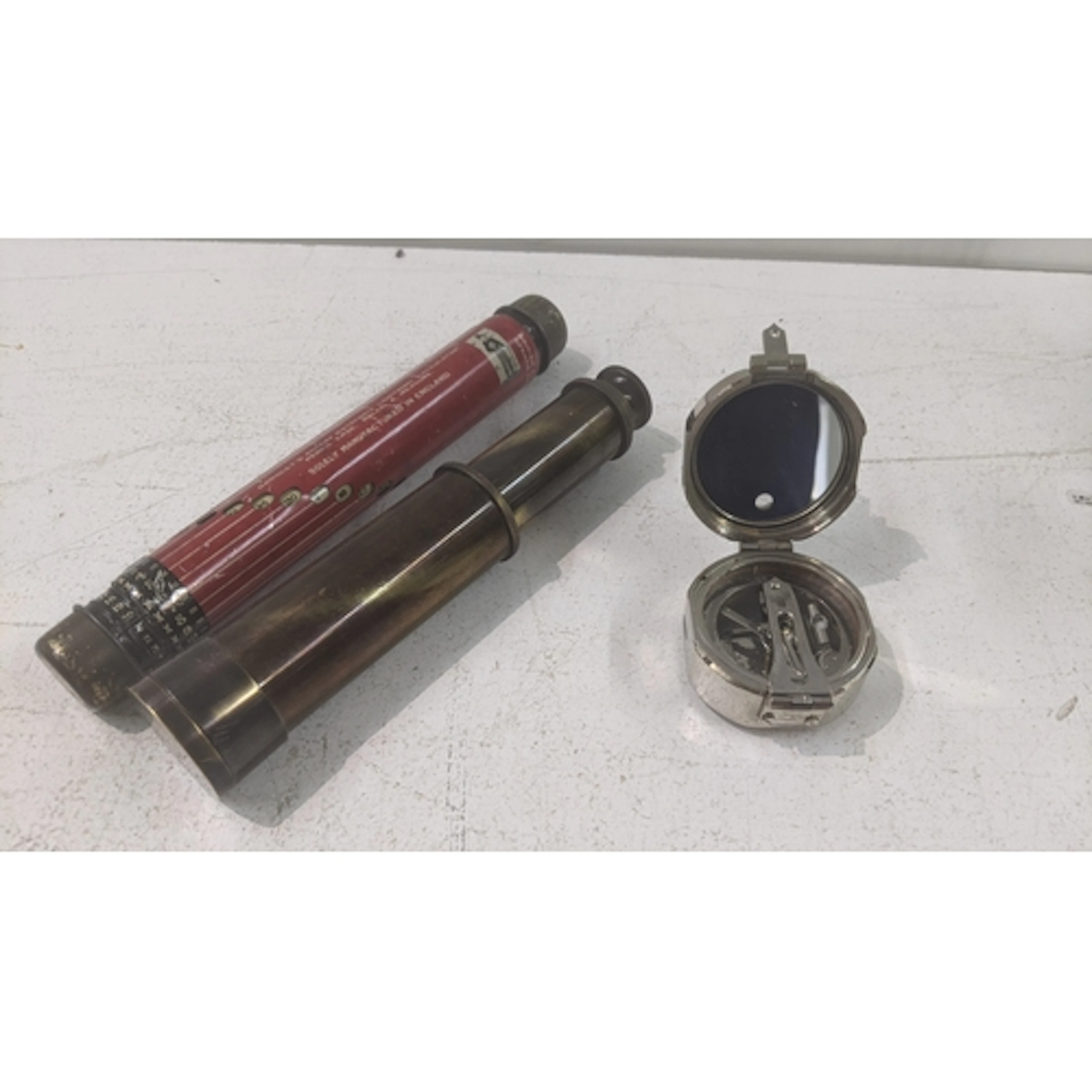 Vintage practical items to include a Darnley's rotatable lig...