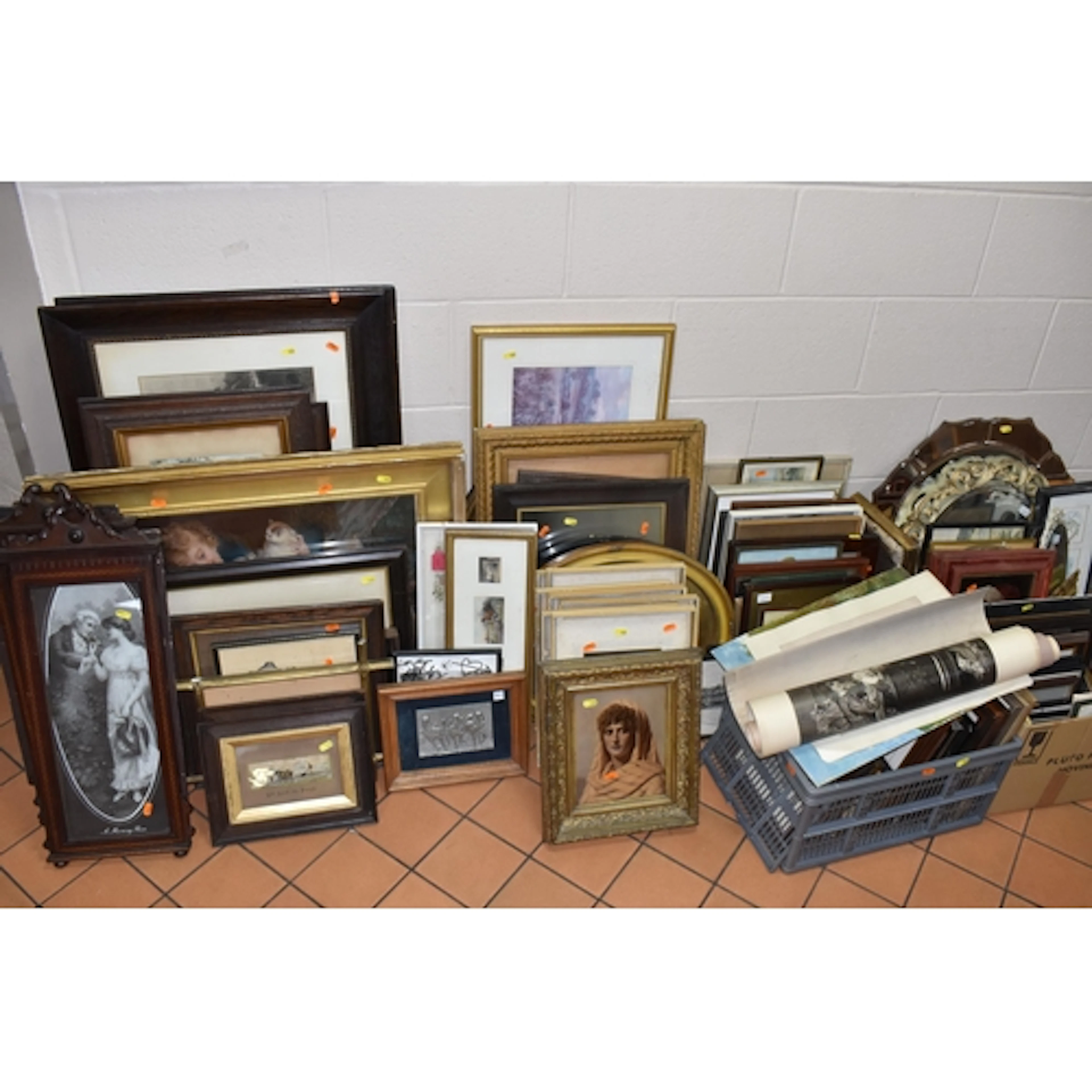 A QUANTITY OF ASSORTED PRINTS ETC, to include an original Pe...