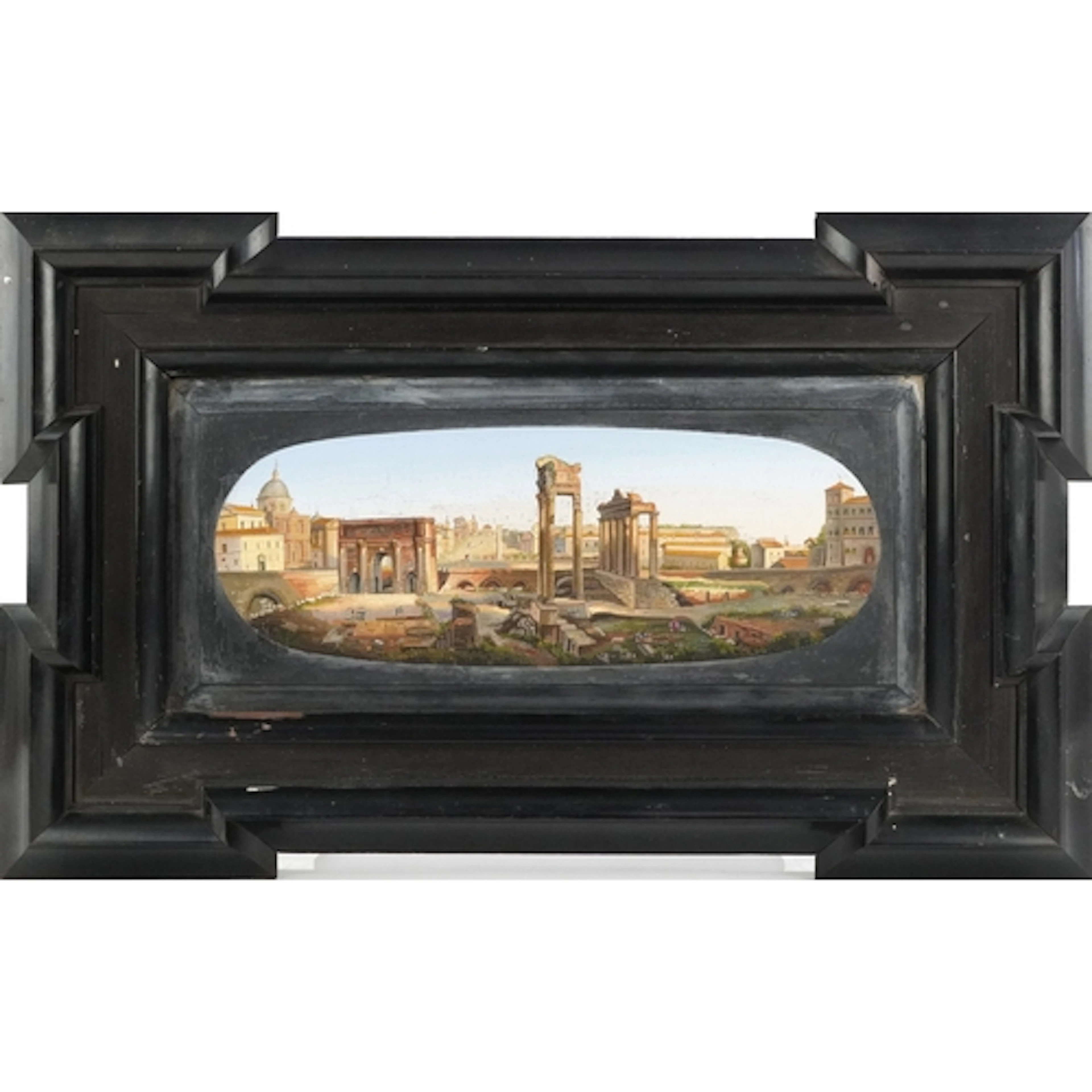 19th century Italian Grand Tour micro mosaic panel depicting...