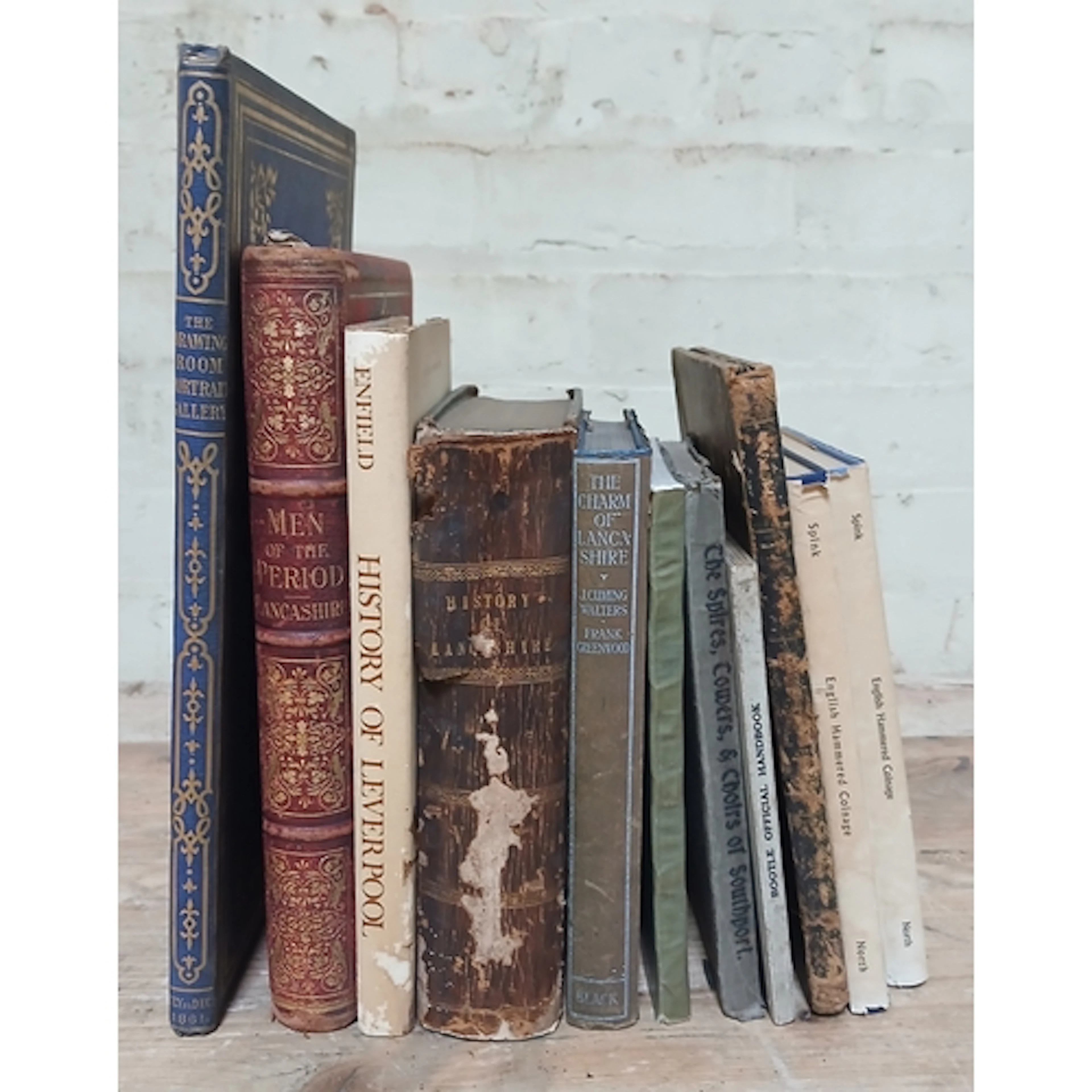 A quantity of antiquarian books comprising; Portrait Gallery...