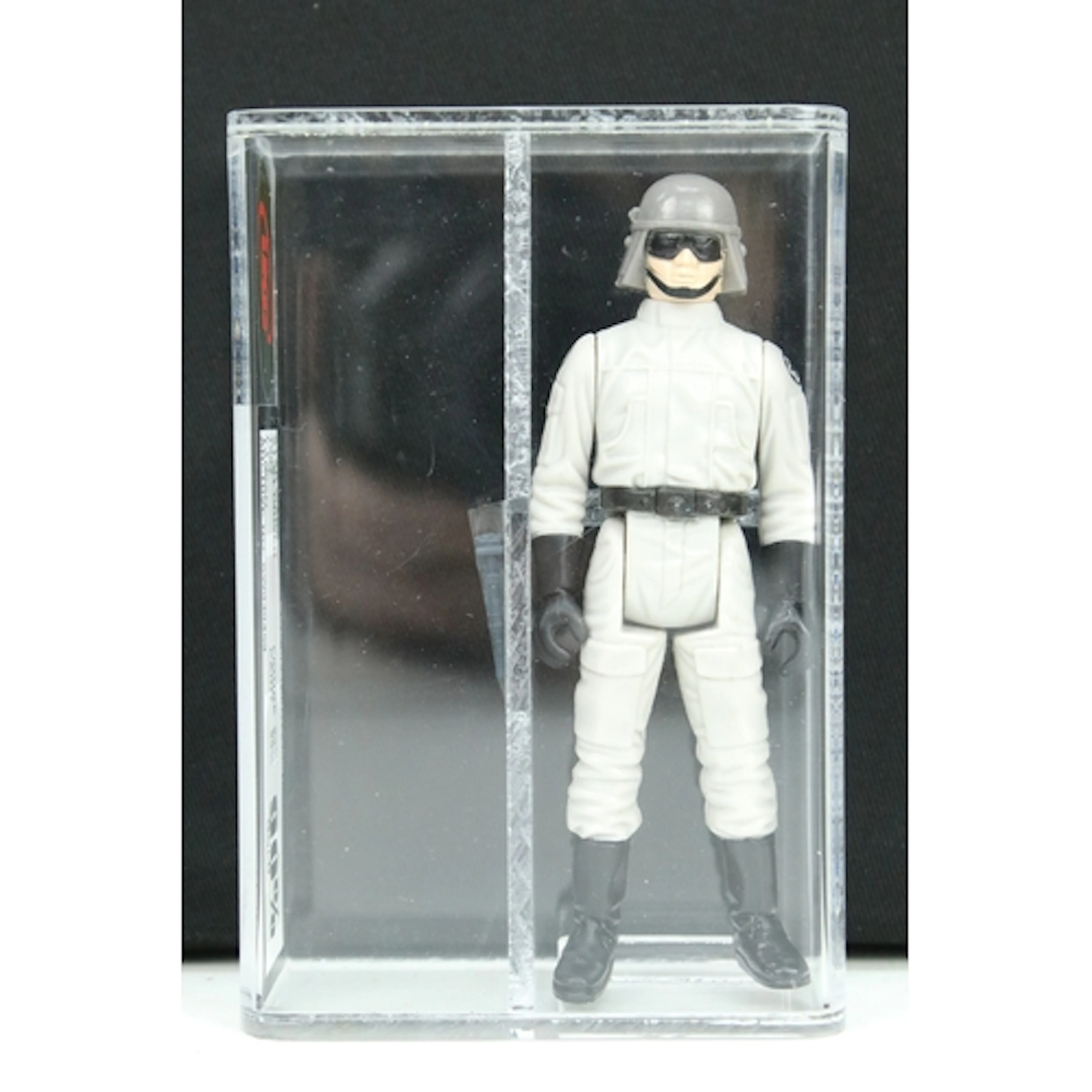 Star Wars - UKG graded cased AT-ST Driver figure with access...