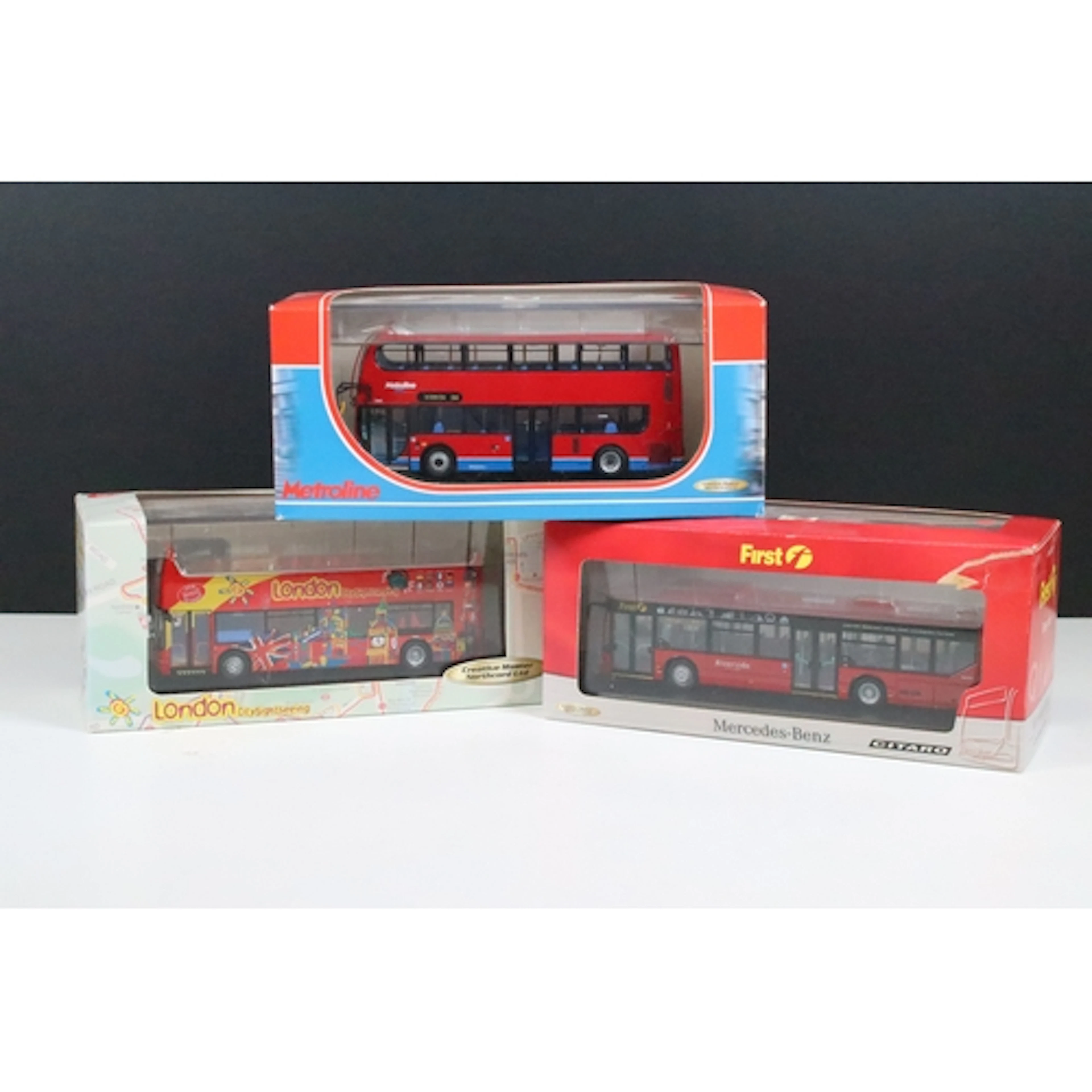 Three boxed / cased Creative Master Northcord Ltd diecast mo...