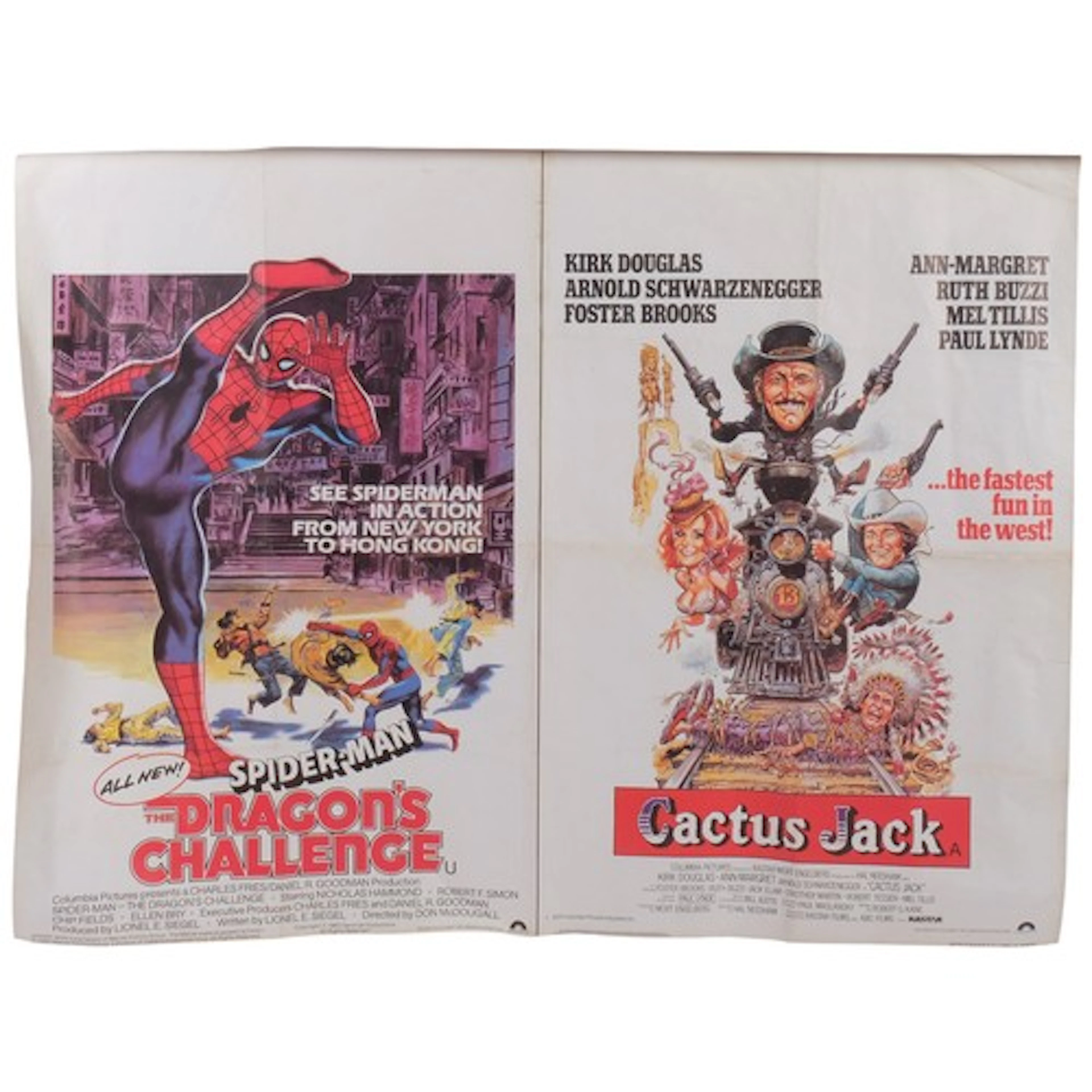 Quad Poster- Advertising Cactus Jack and Spiderman The Drago...