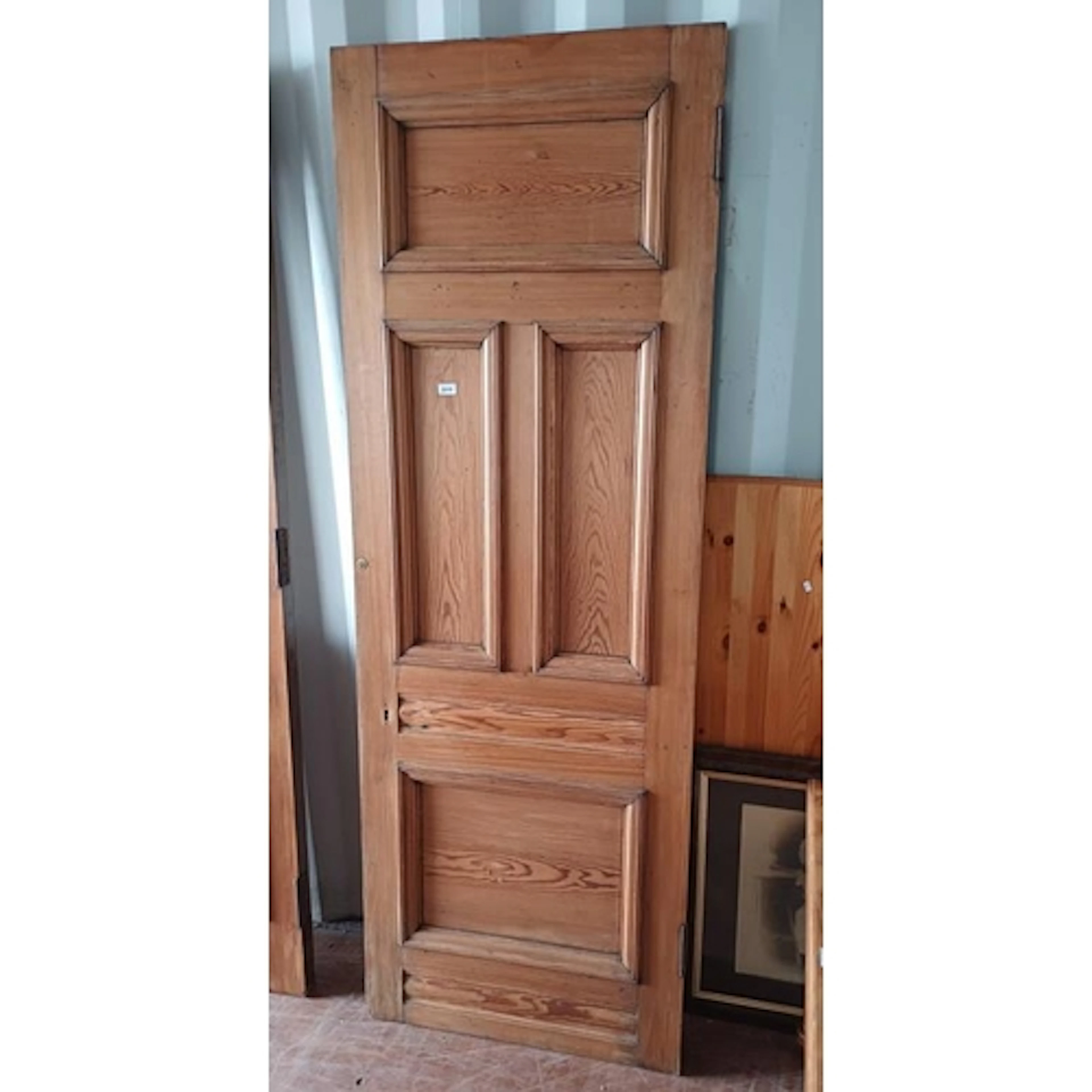 PITCH PINE DOOR, 212CM TALL X 76CM WIDE