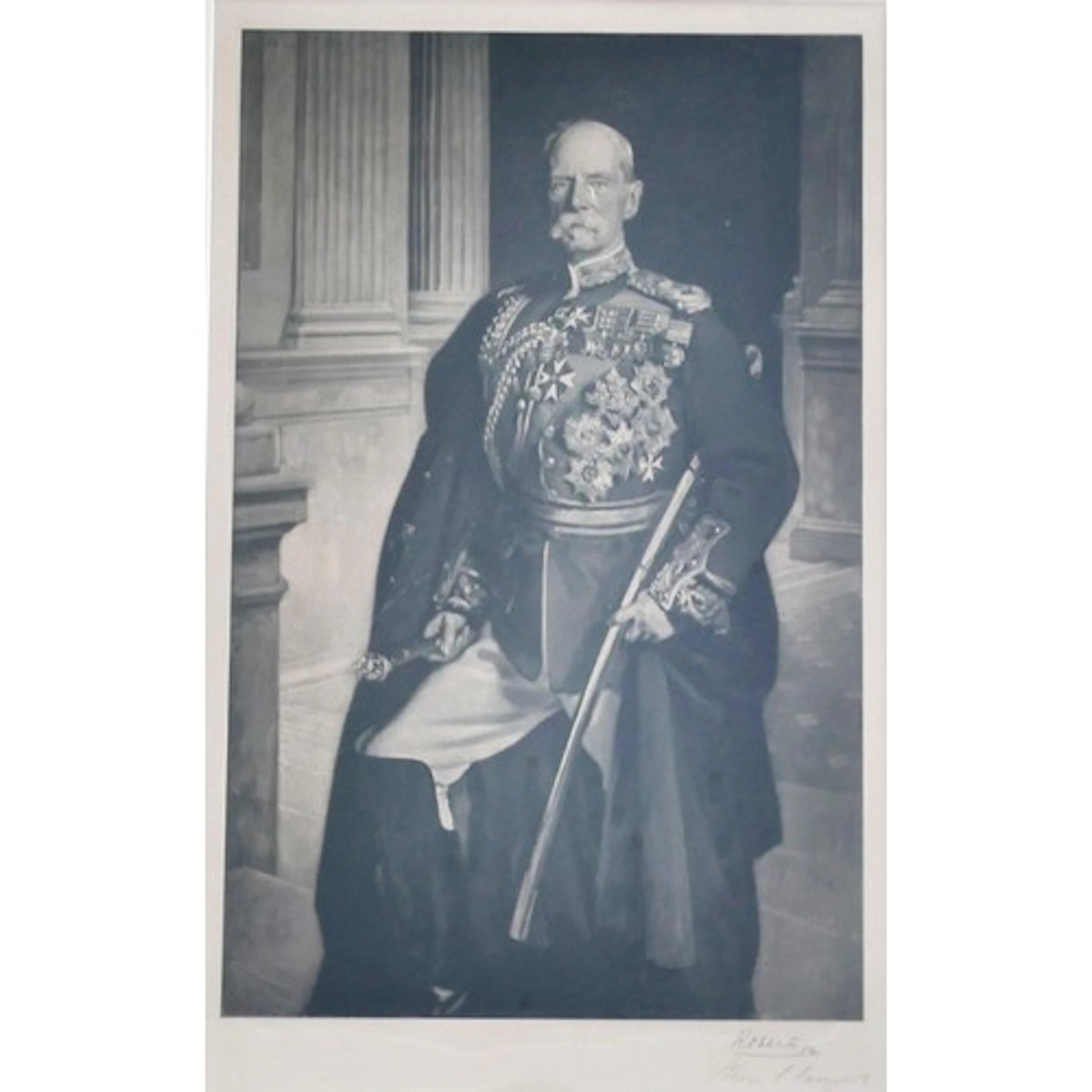 After John Singer Sargent (1856-1925): a print of Frederick ...