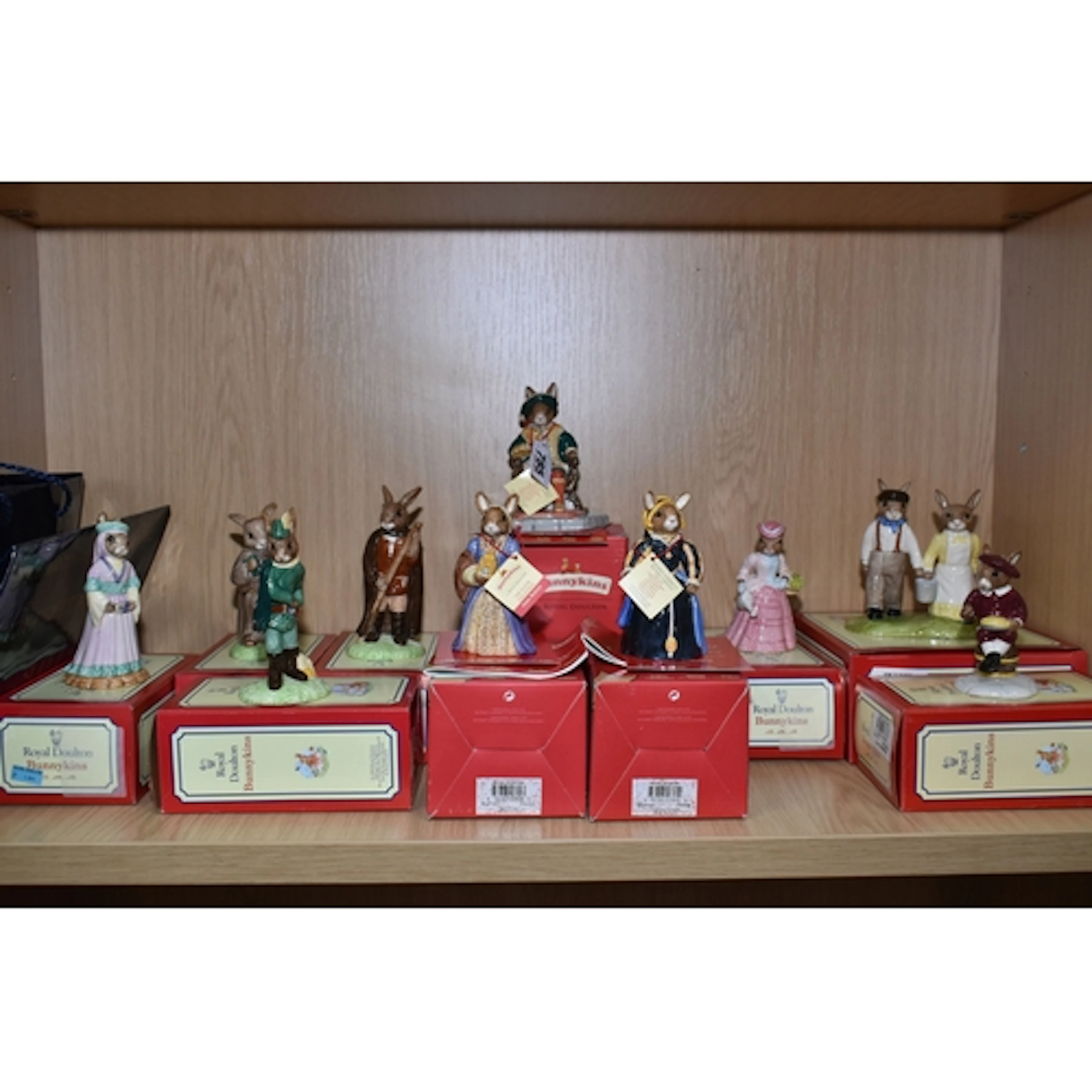 TEN BOXED ROYAL DOULTON 'BUNNYKINS' FIGURES, comprising thre...