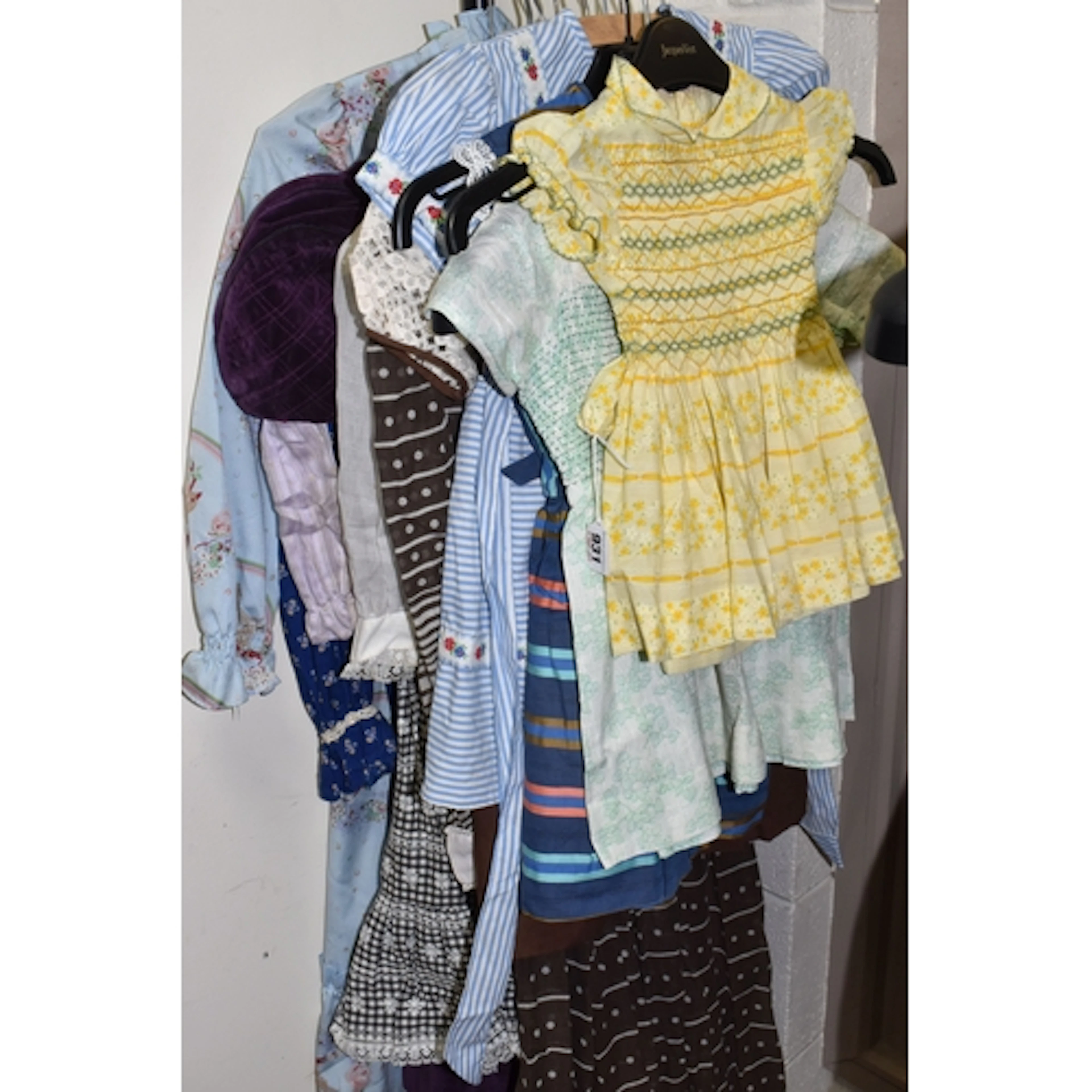 A GROUP OF VINTAGE CHILDREN'S CLOTHING, to include girl's dr...