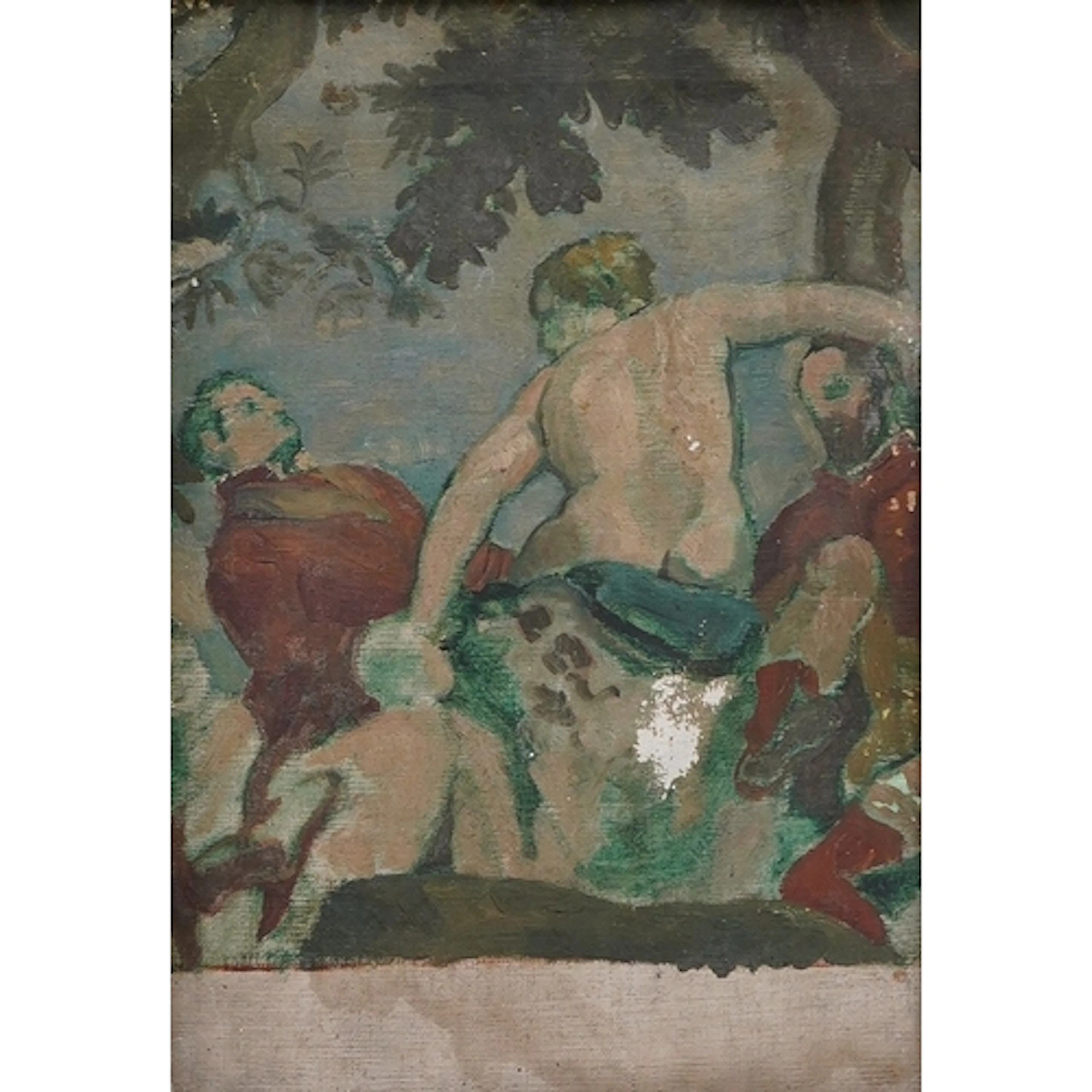After Paul Cezanne (French, 1839-1906), The Bathers, oil o...