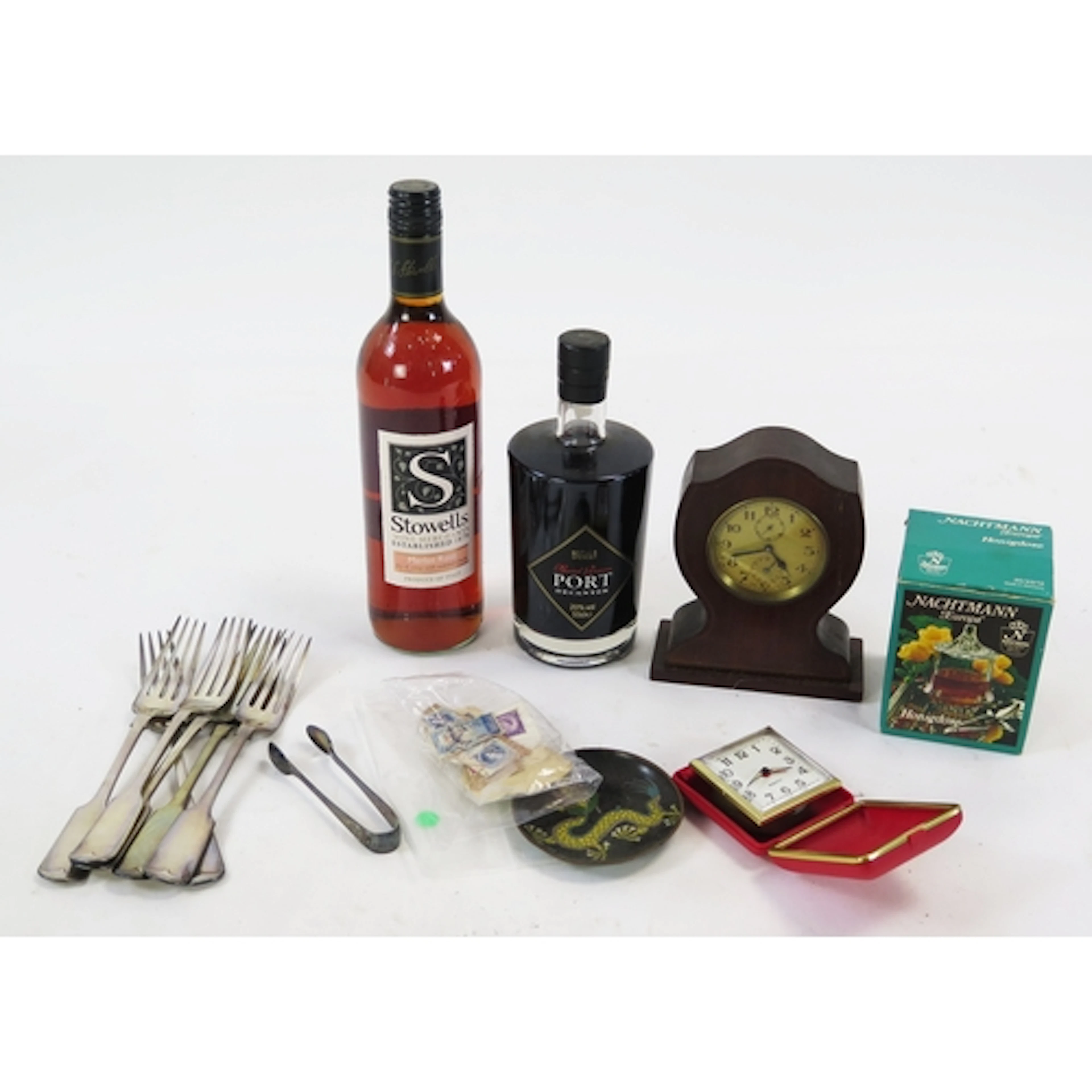 A bottle of Special Reserve Port 50cl, a bottle of Stowells ...