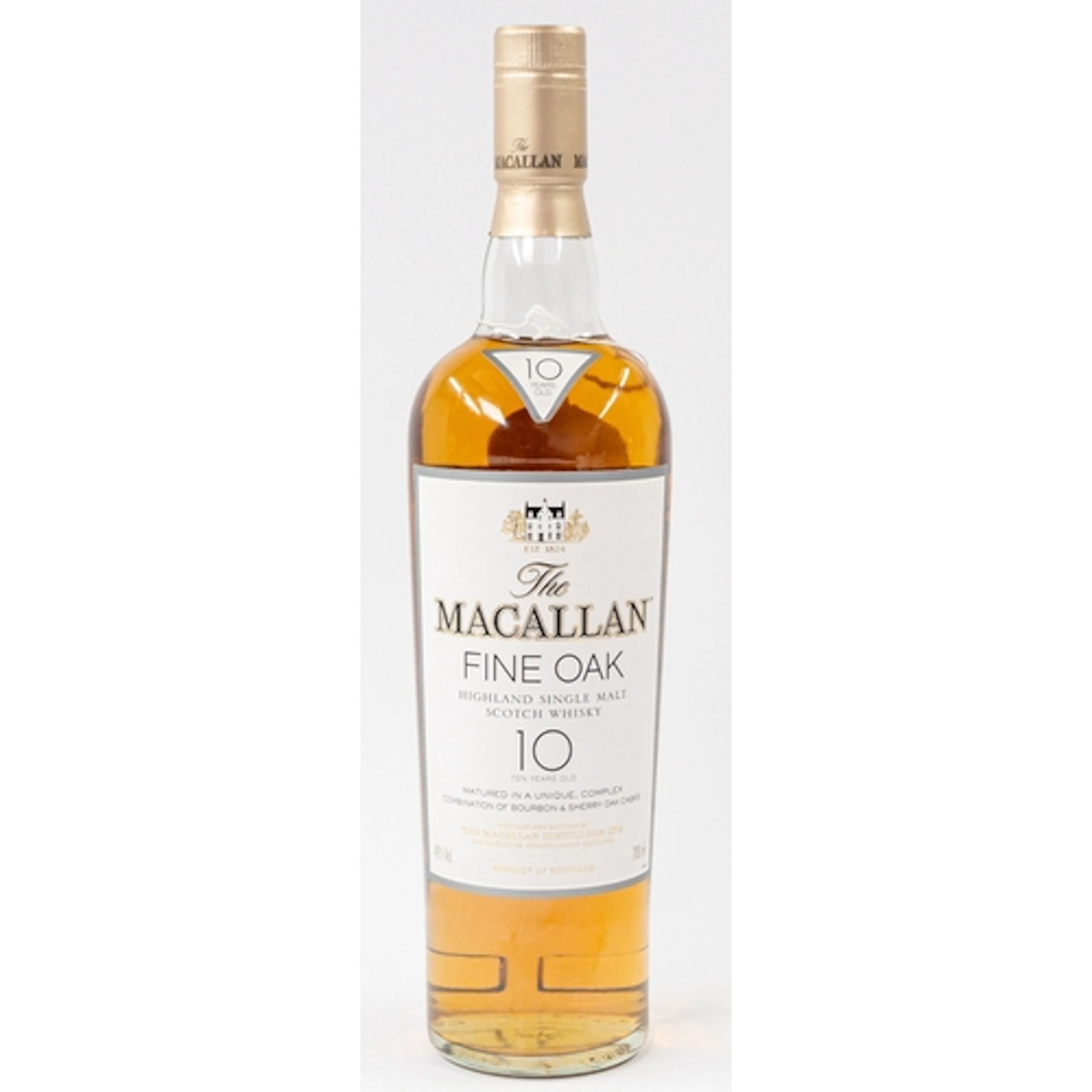 Whisky: Macallan Fine Oak Single Malt Scotch Whisky, 10 year...