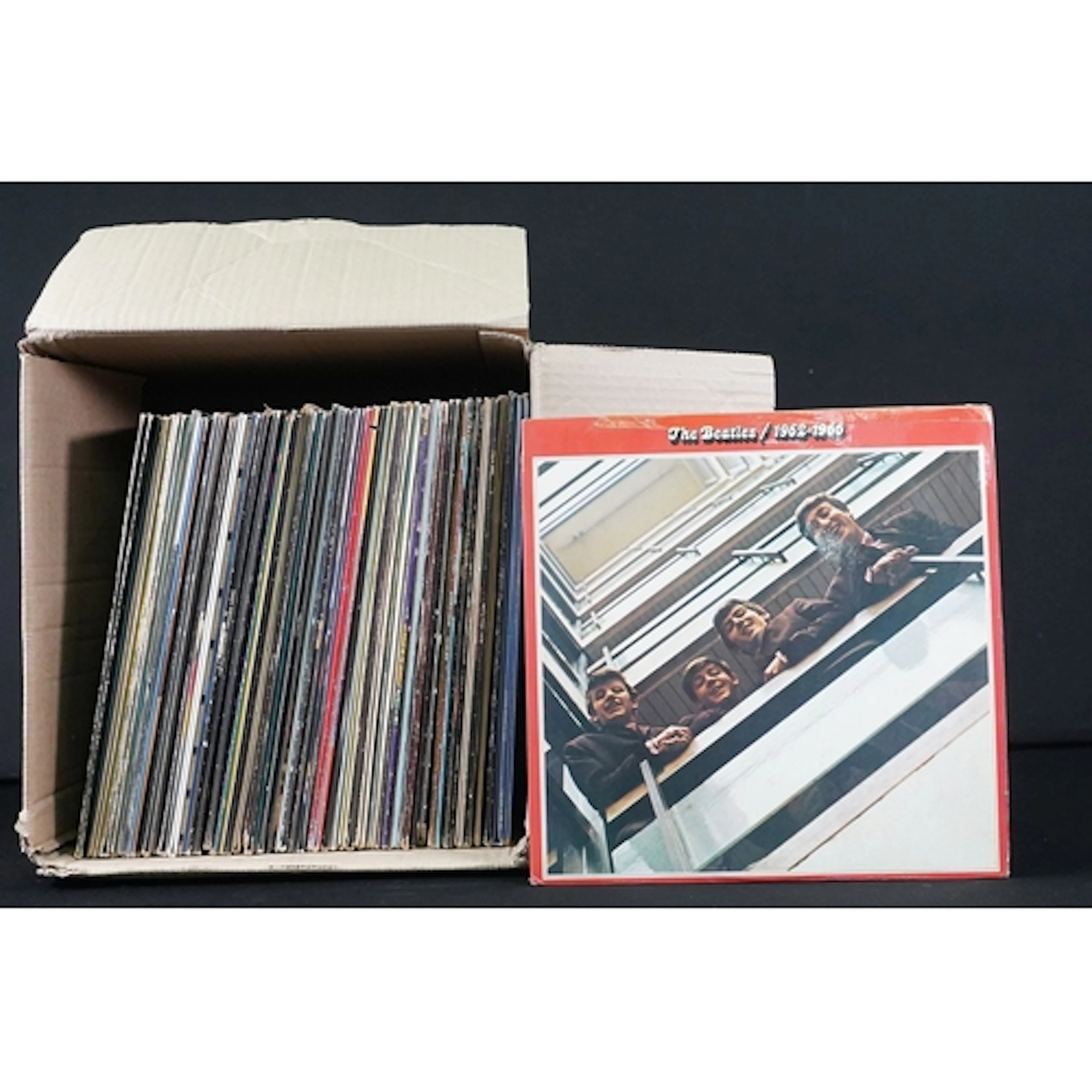 Vinyl - Over 70 Rock & Pop LPs to include The Beatles x 2, E...