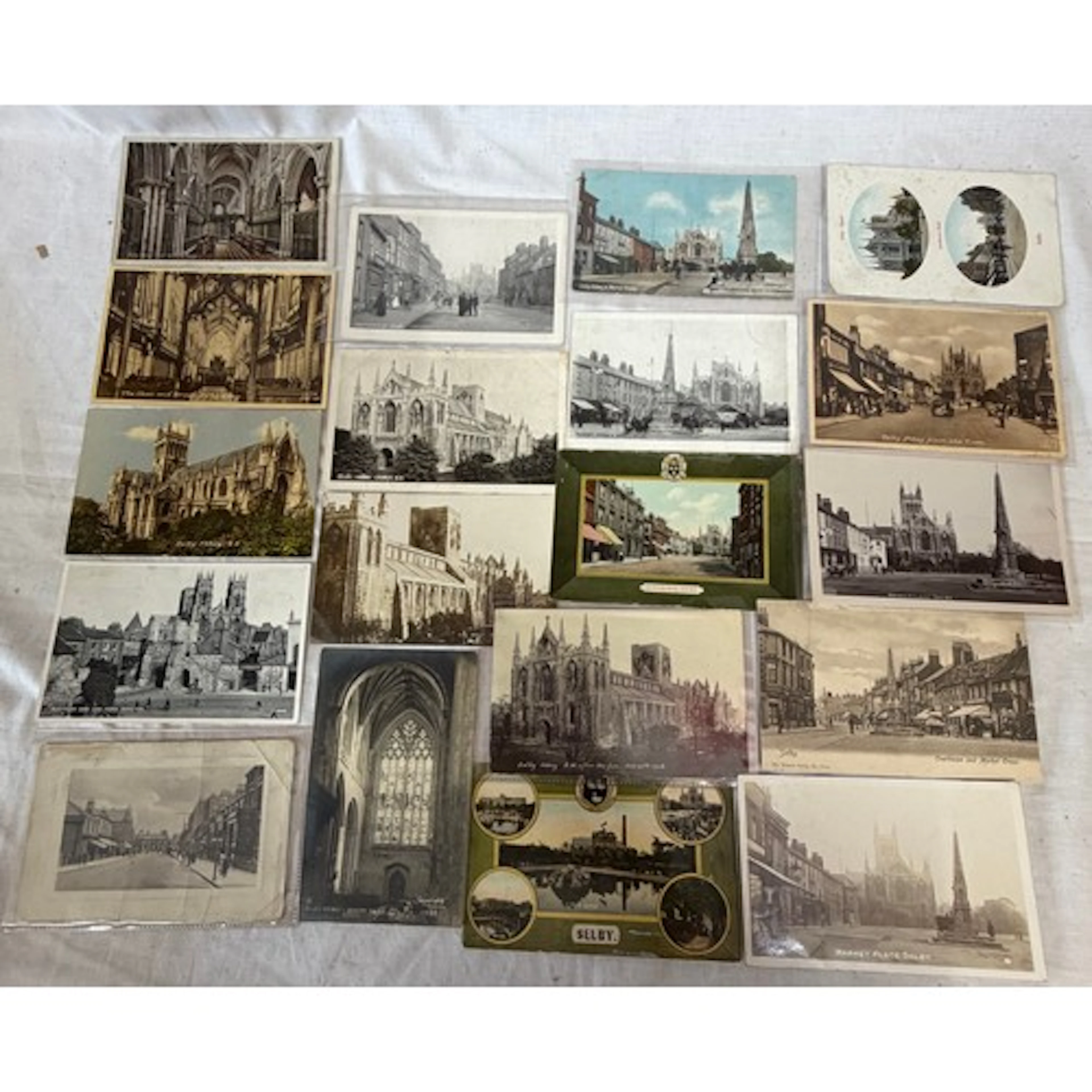Local interest postcards to include Selby, Goole, Howden, Ho...