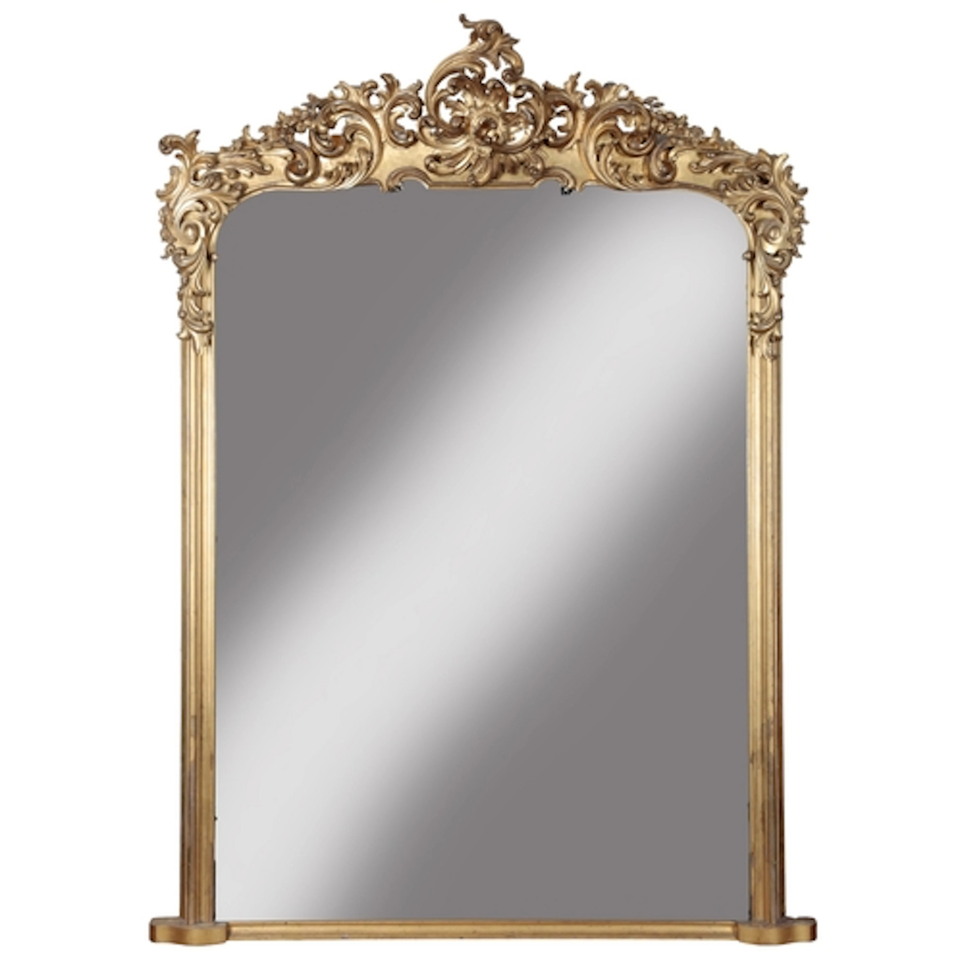 A large early Victorian giltwood and composition Neo-Rococo ...