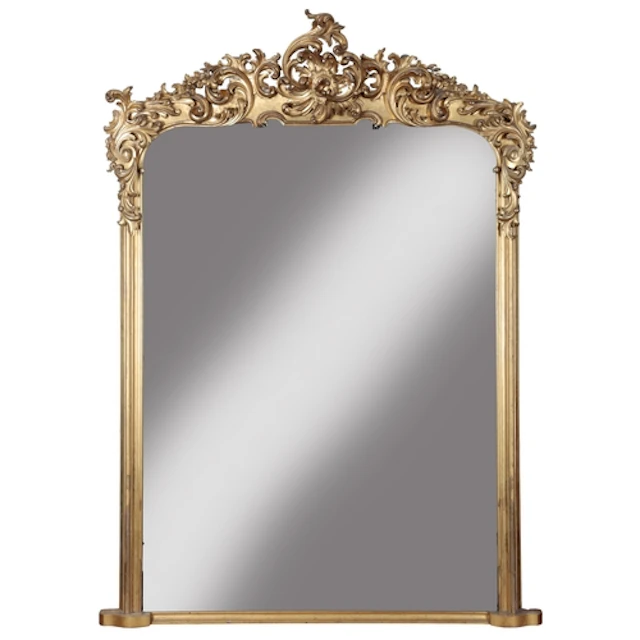 A large early Victorian giltwood and composition Neo-Rococo ...