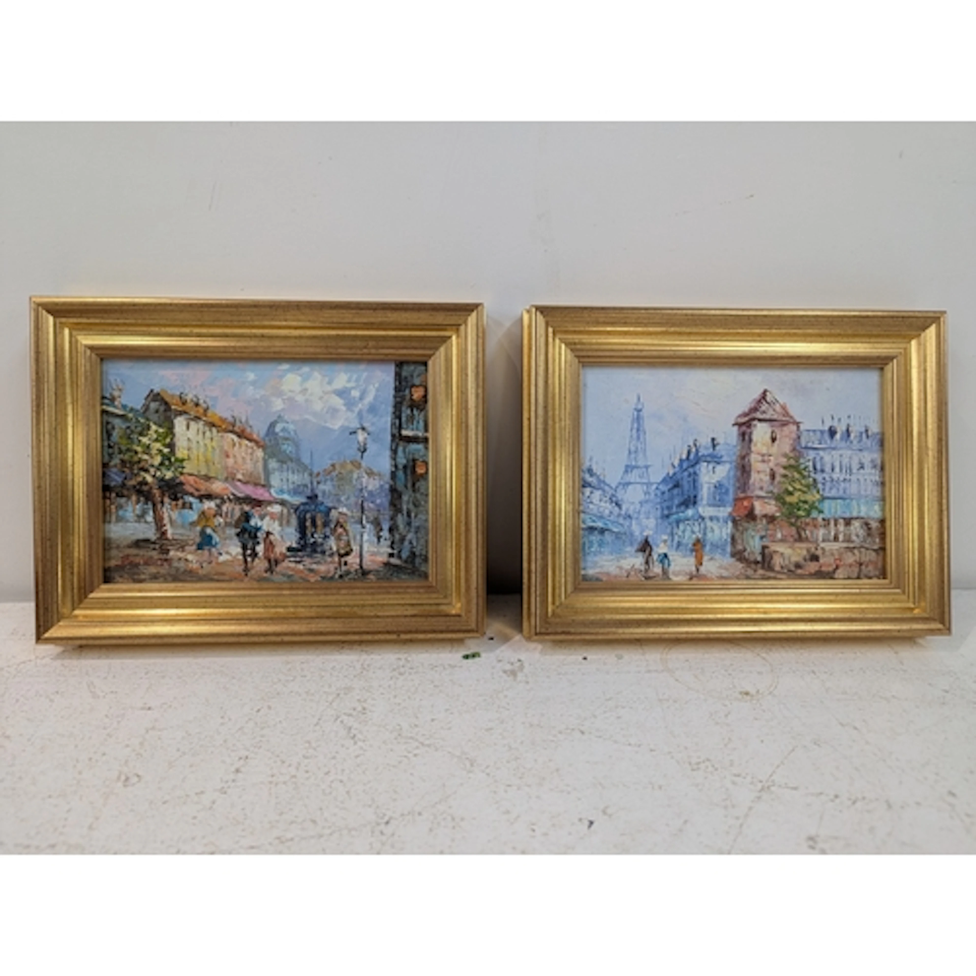 Caroline Burnett (British 1877-1950) two oil on boards, both...