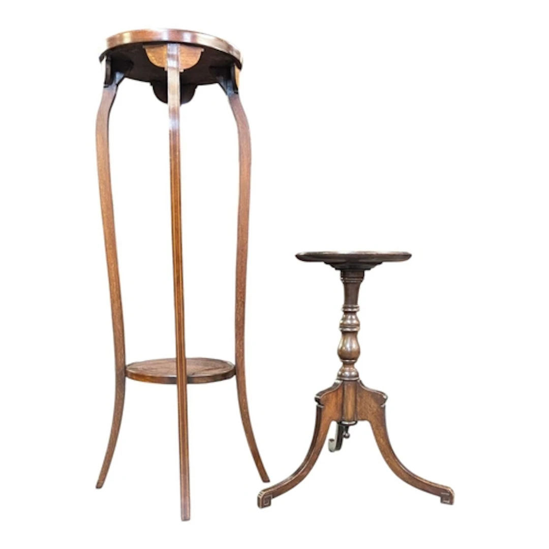 A Victorian 19th century mahogany jardinière plant stand. Ci...